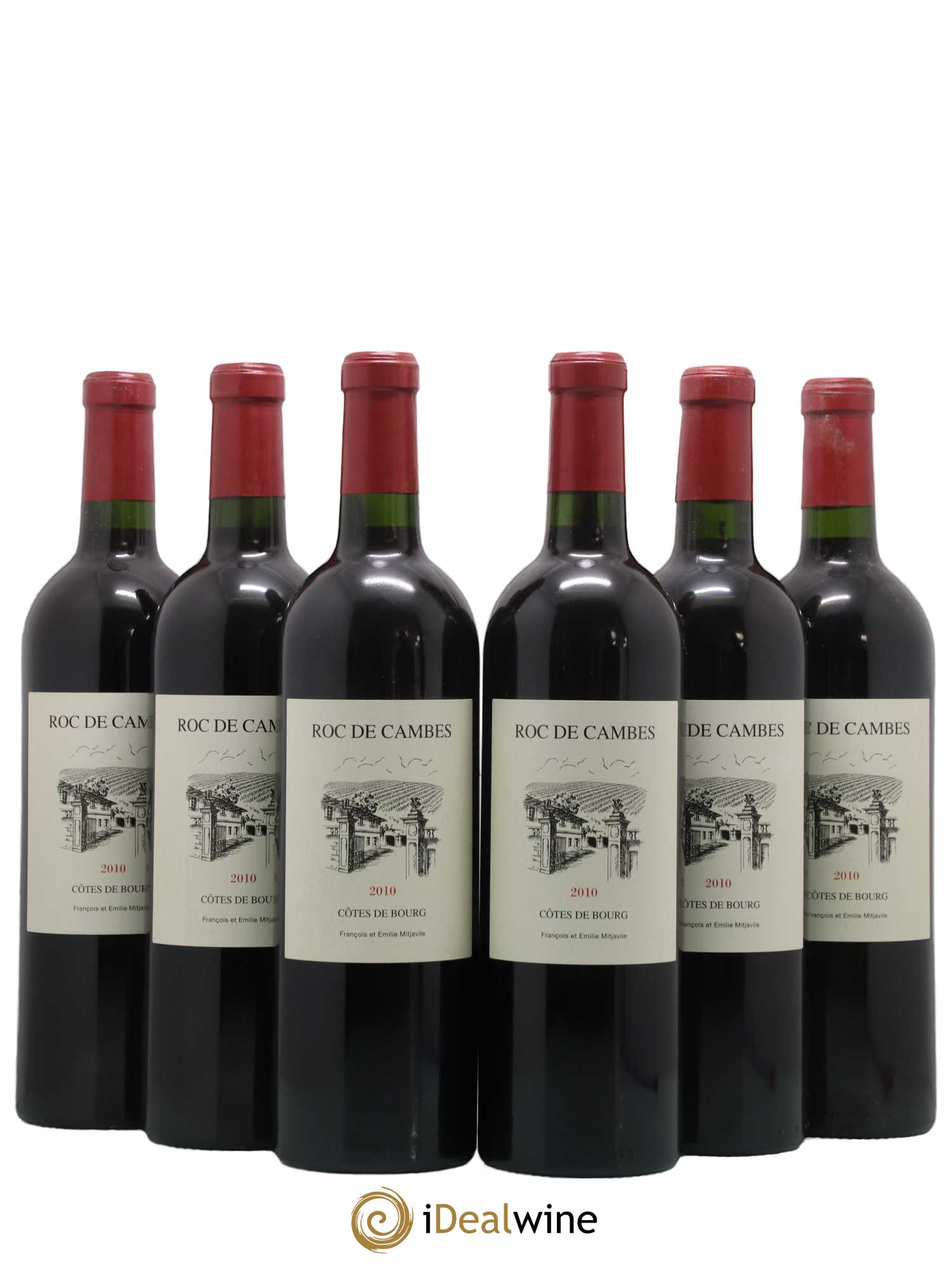 Roc de Cambes 2010 - Lot of 6 bottles - 0