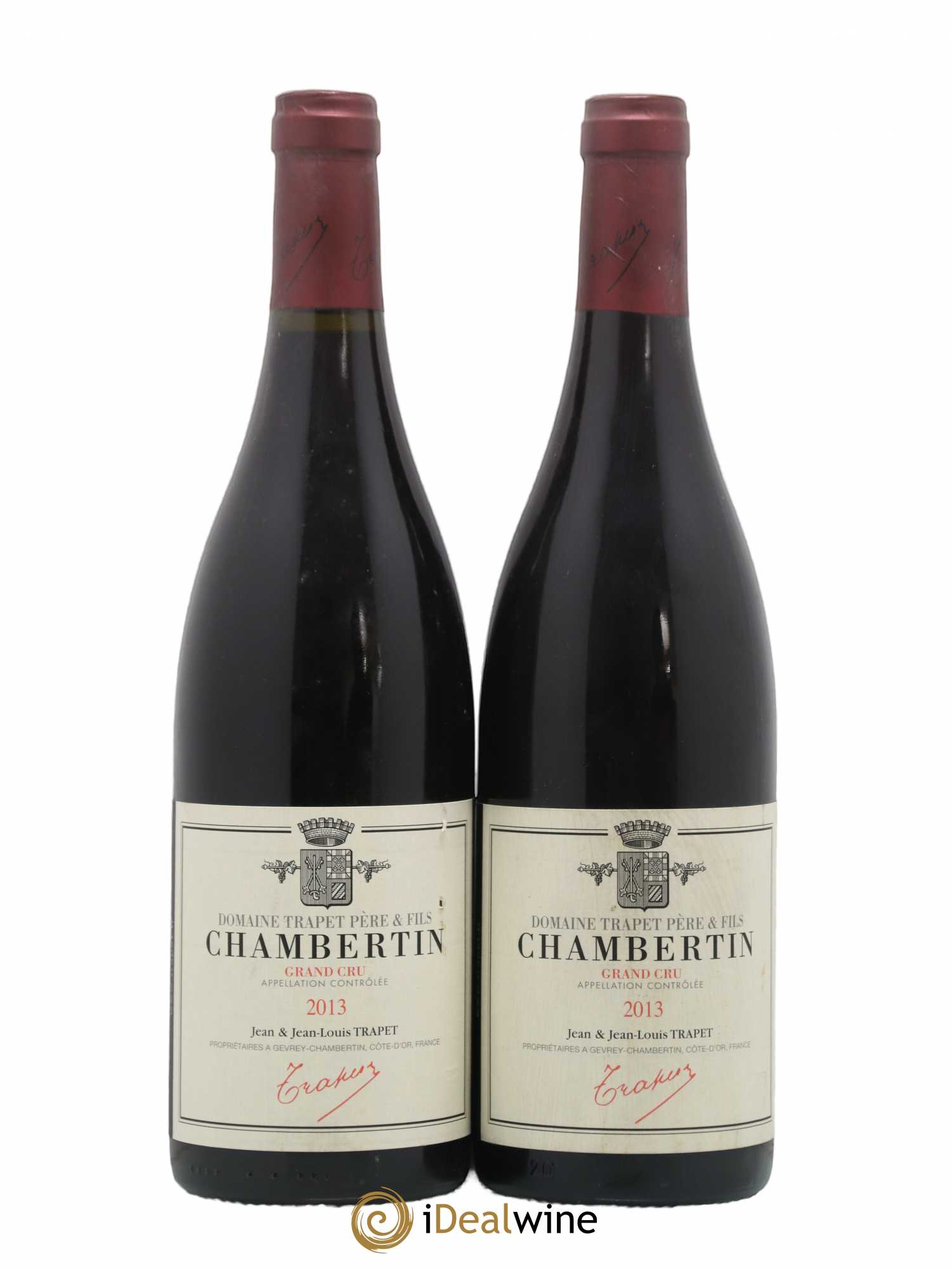 Chambertin Grand Cru Domaine Trapet 2013 - Lot de 2 bouteilles - 0
