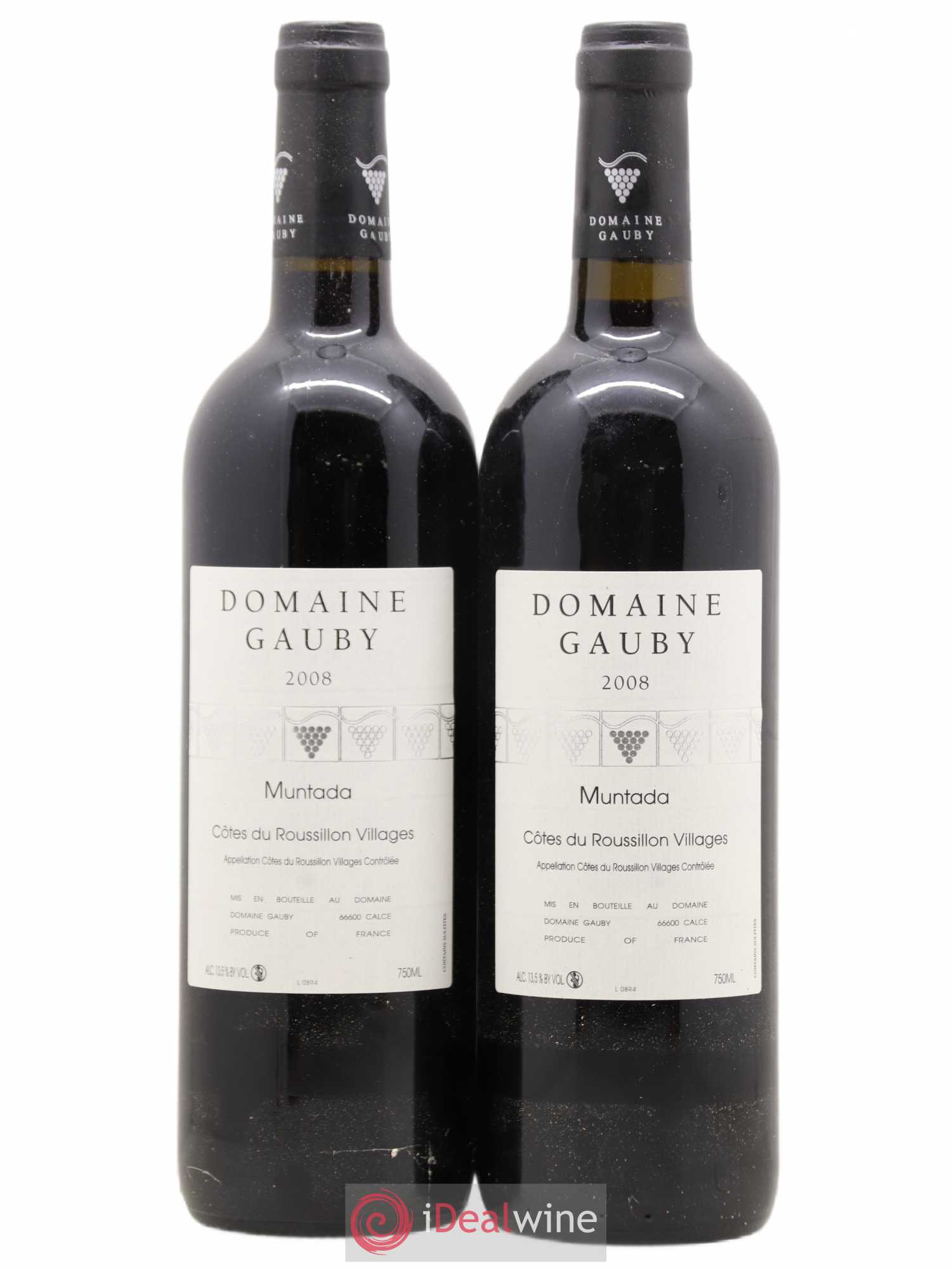 Côtes Catalanes (anciennement Côtes du Roussillon Villages) La Muntada Gauby (Domaine) 2008 - Lot de 2 bouteilles - 0