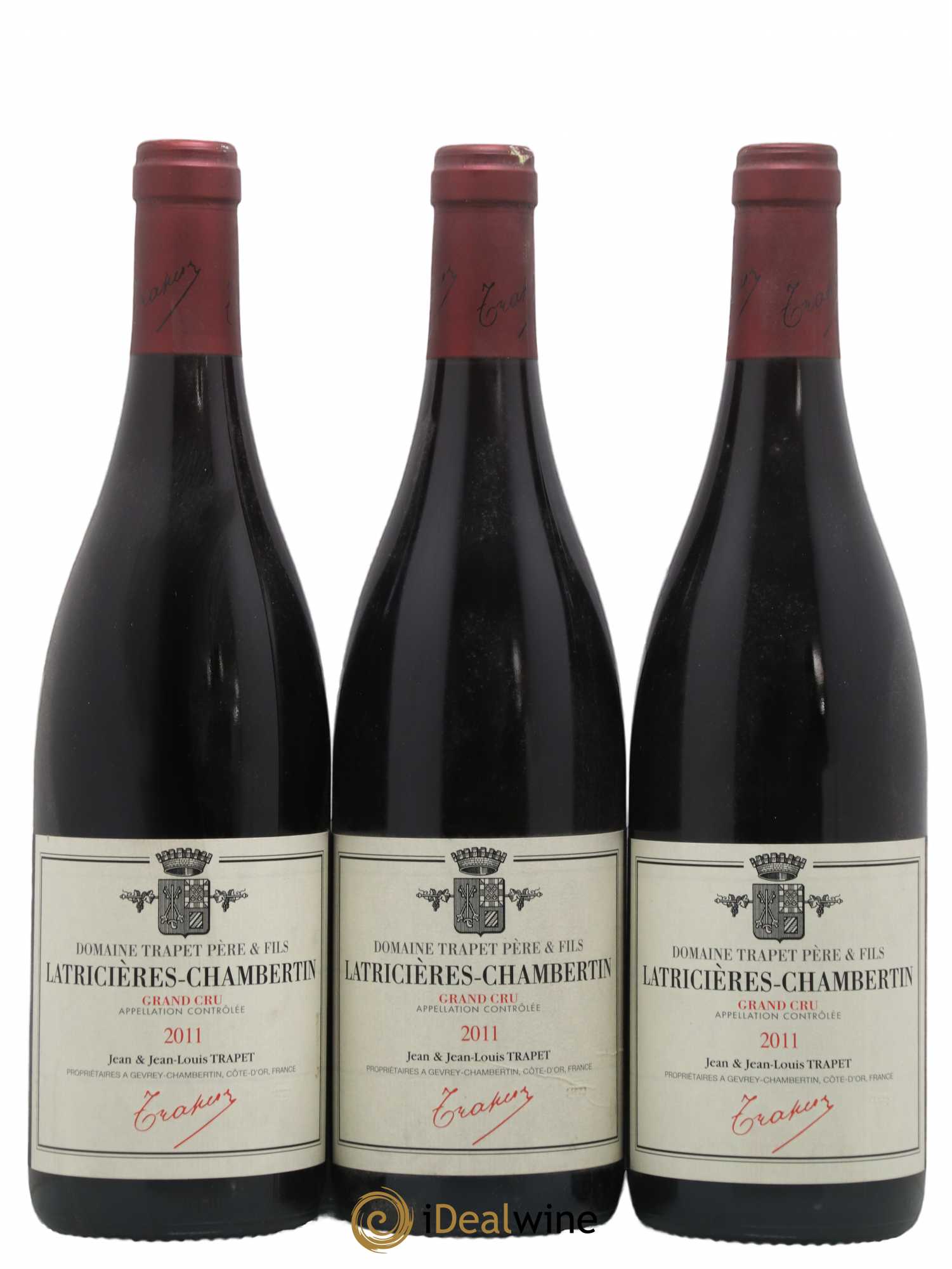 Latricières-Chambertin Grand Cru Domaine Trapet 2011 - Lot de 3 bouteilles - 0