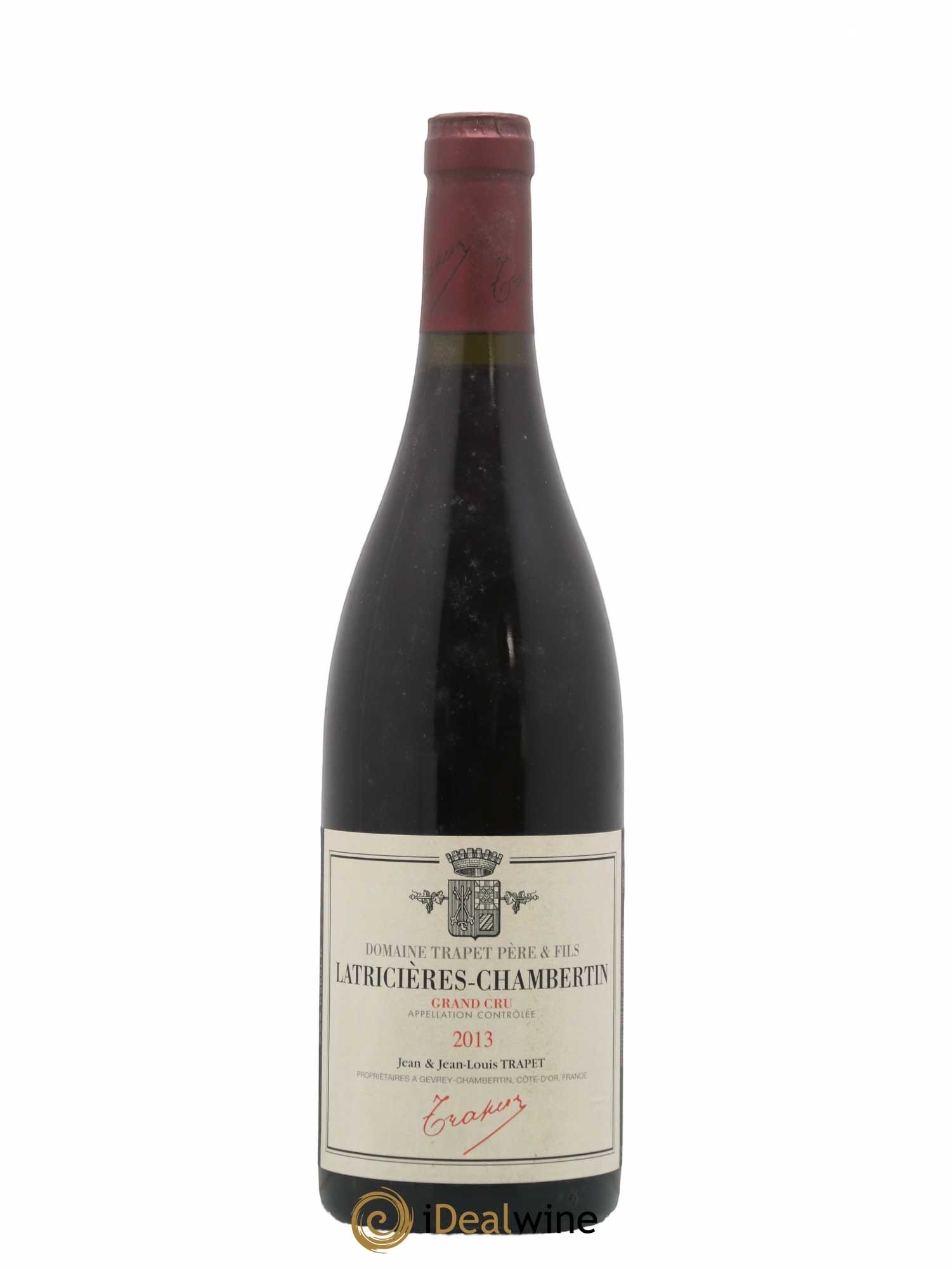 Latricières-Chambertin Grand Cru Domaine Trapet 2013 - Lot de 1 bouteille - 0