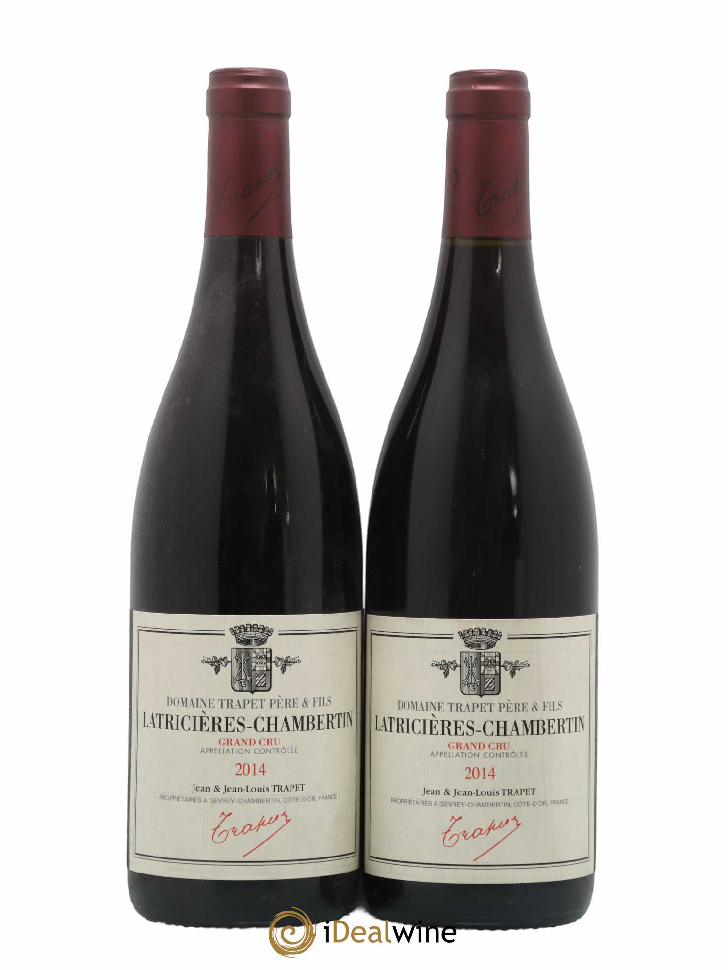 Latricières-Chambertin Grand Cru Domaine Trapet 2014 - Lot de 2 bouteilles - 0