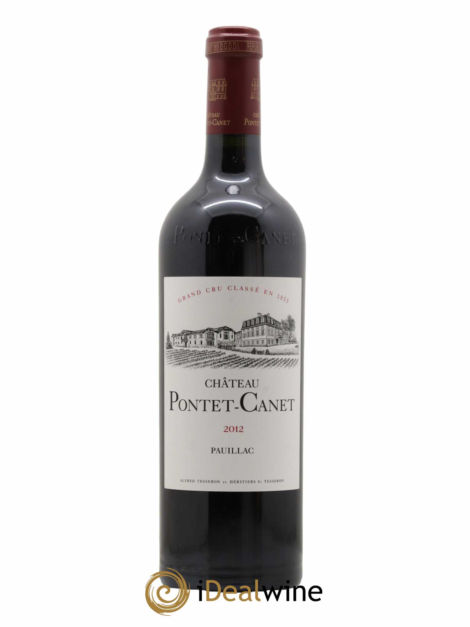 Château Pontet Canet 5ème Grand Cru Classé 2012 - Lot de 1 bouteille - 0
