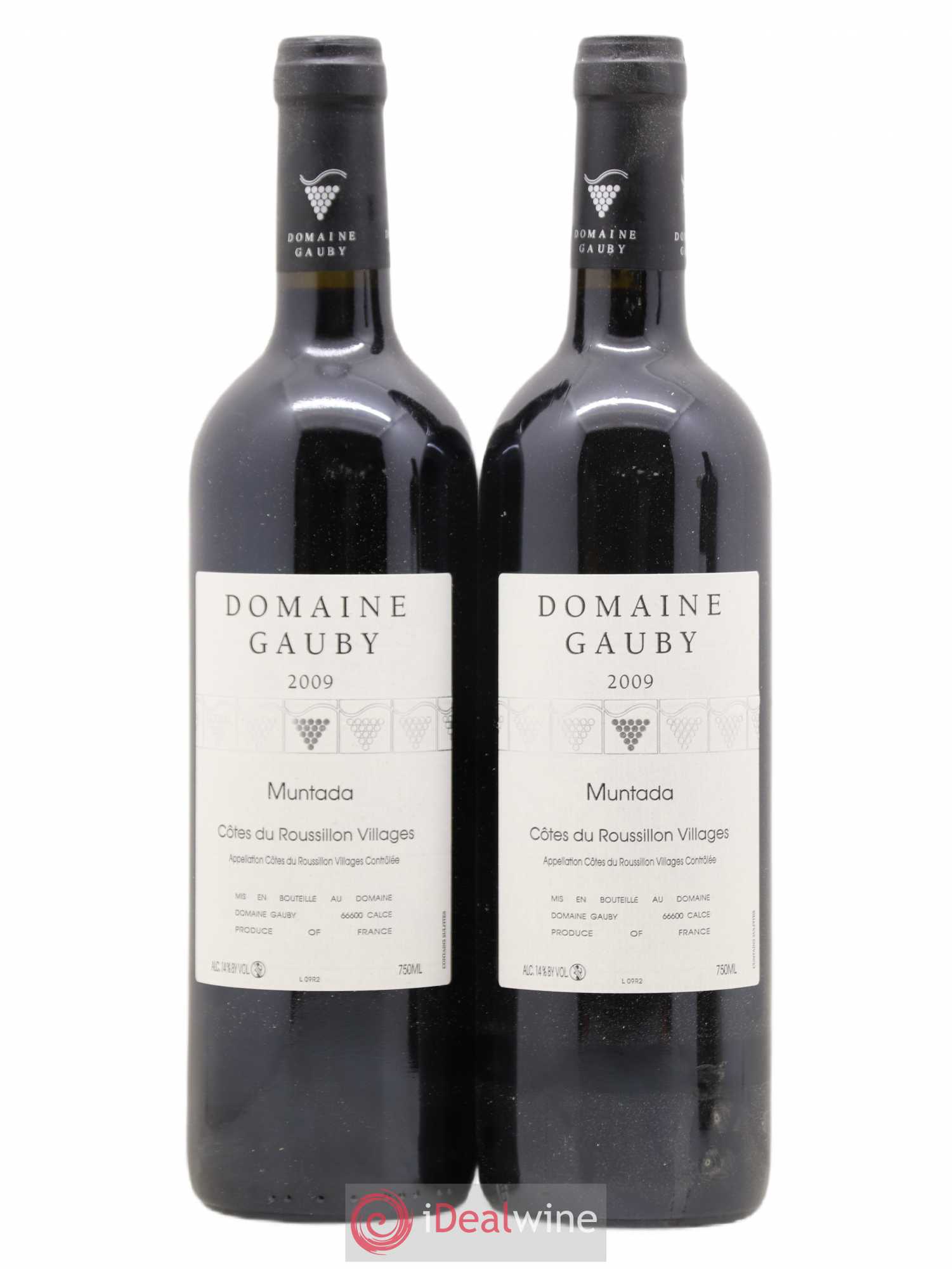 Côtes Catalanes (anciennement Côtes du Roussillon Villages) La Muntada Gauby (Domaine) 2009 - Lot de 2 bouteilles - 0