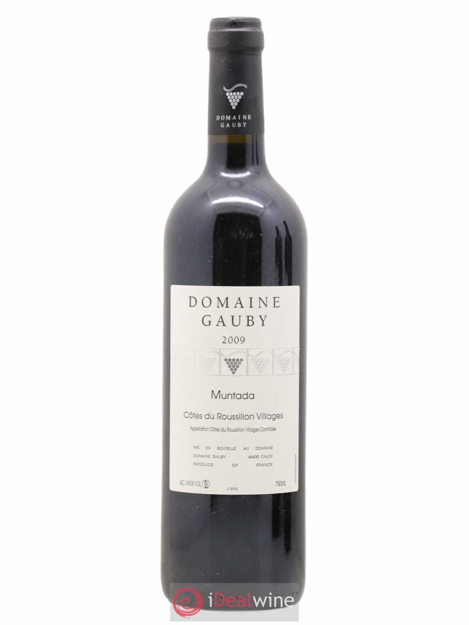 Côtes Catalanes (anciennement Côtes du Roussillon Villages) La Muntada Gauby (Domaine) 2009 - Lot de 1 bouteille - 0