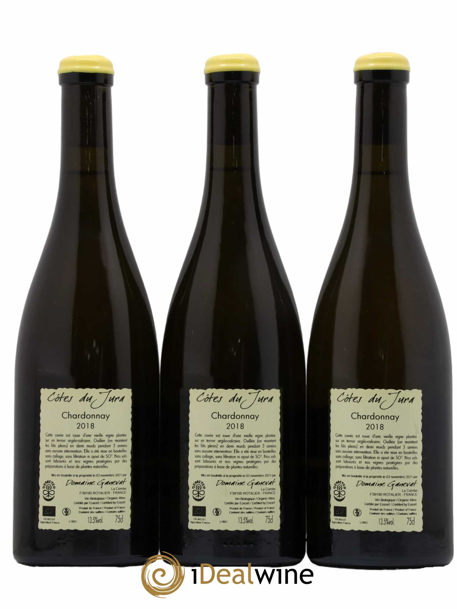 Côtes du Jura Les Chamois du Paradis Jean-François Ganevat (Domaine) 2018 - Lot de 3 bouteilles - 1