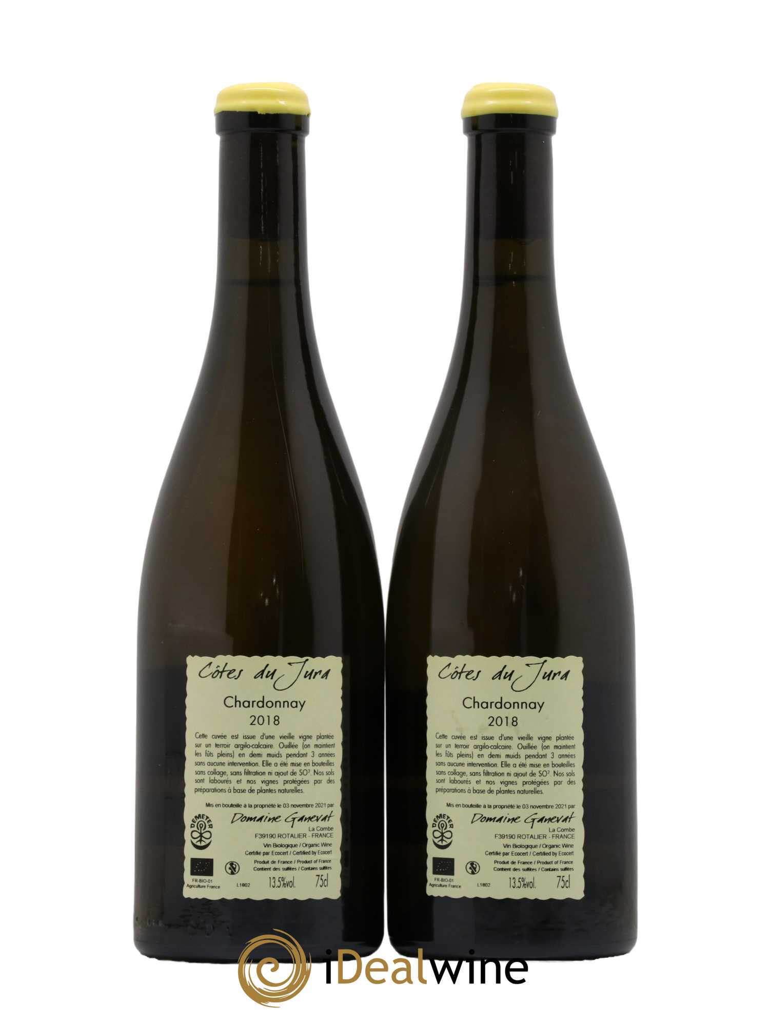 Côtes du Jura Les Chamois du Paradis Jean-François Ganevat (Domaine) 2018 - Posten von 2 Flaschen - 1