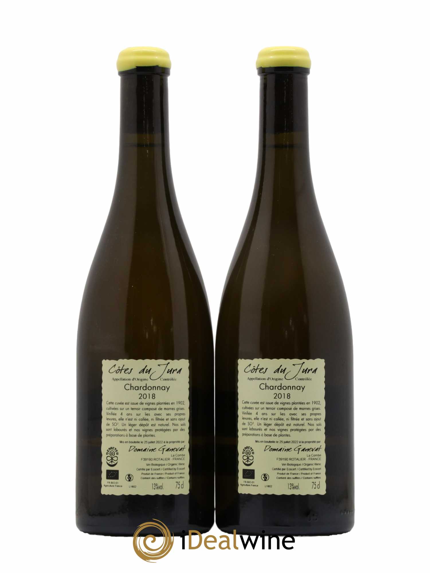 Côtes du Jura Les Chalasses Vieilles Vignes Jean-François Ganevat (Domaine) 2018 - Lot de 2 bouteilles - 1