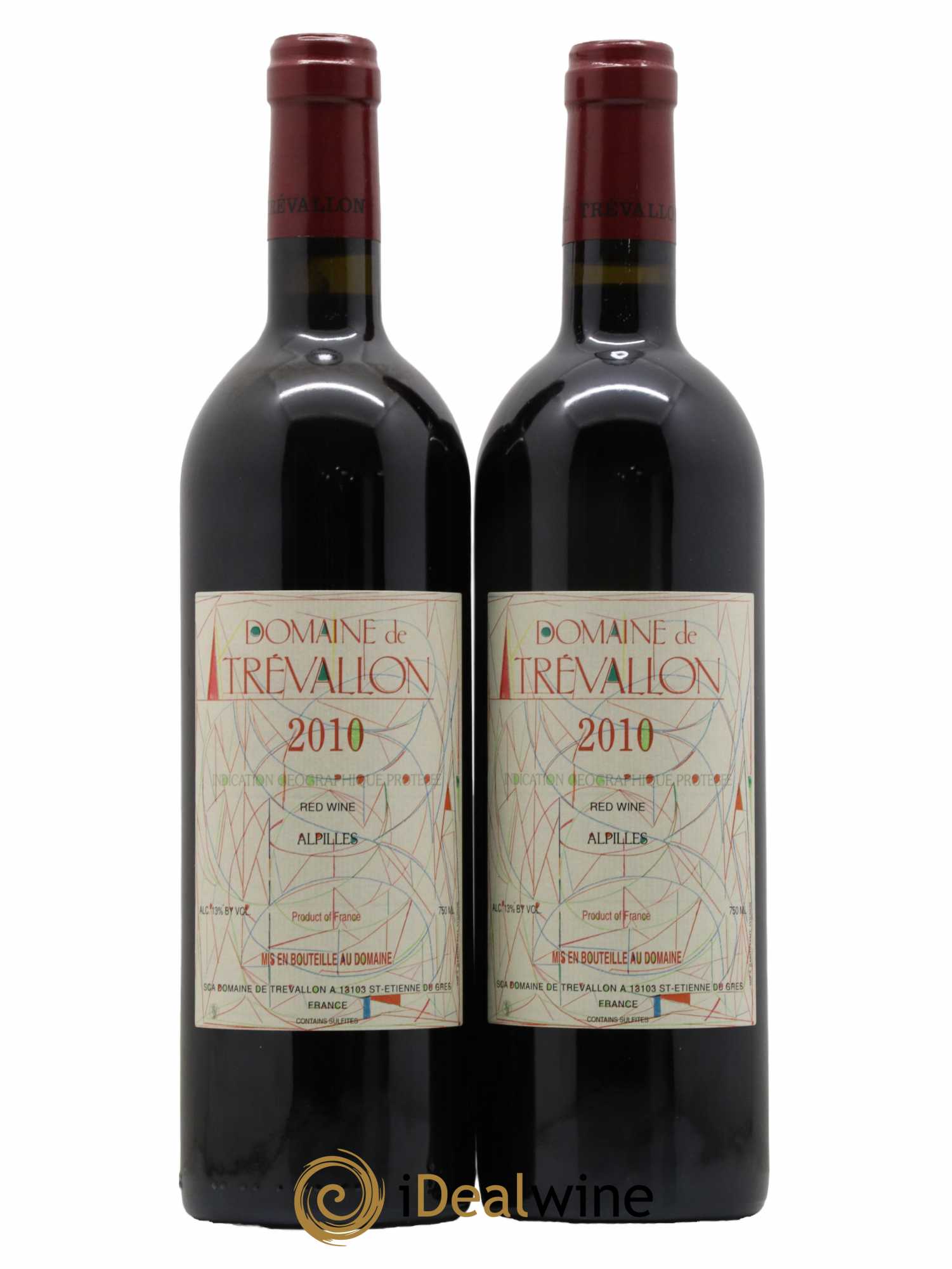 Alpilles Trévallon (Domaine de) Eloi Dürrbach 2010 - Lot de 2 bouteilles - 0