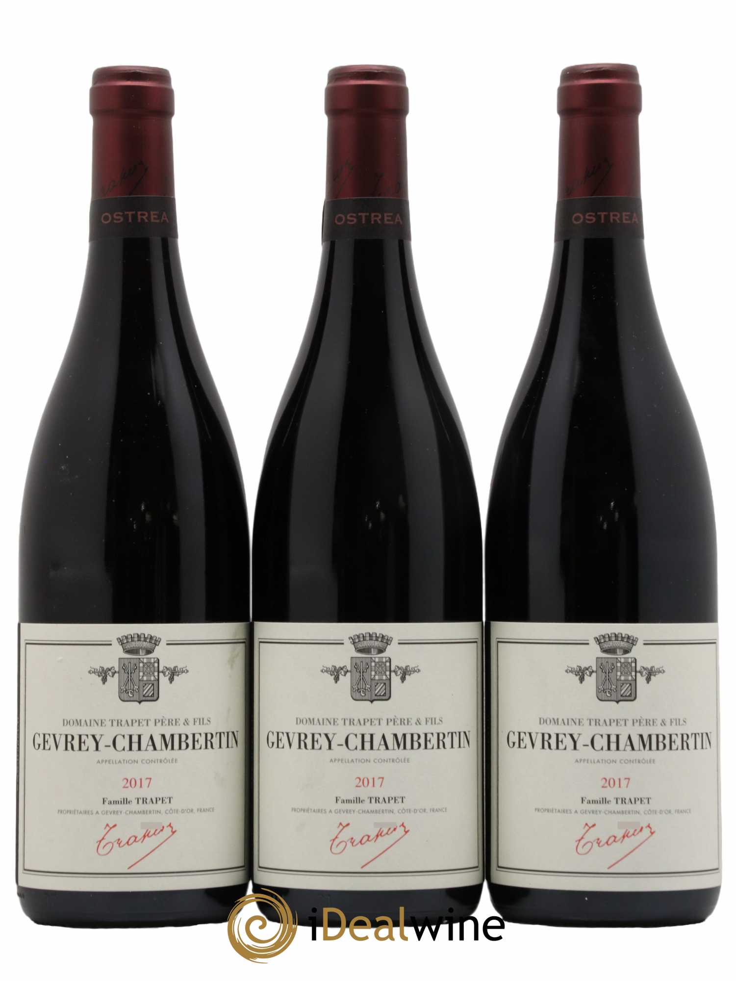 Gevrey-Chambertin Ostrea Domaine Trapet 2017 - Lot de 3 bouteilles - 0