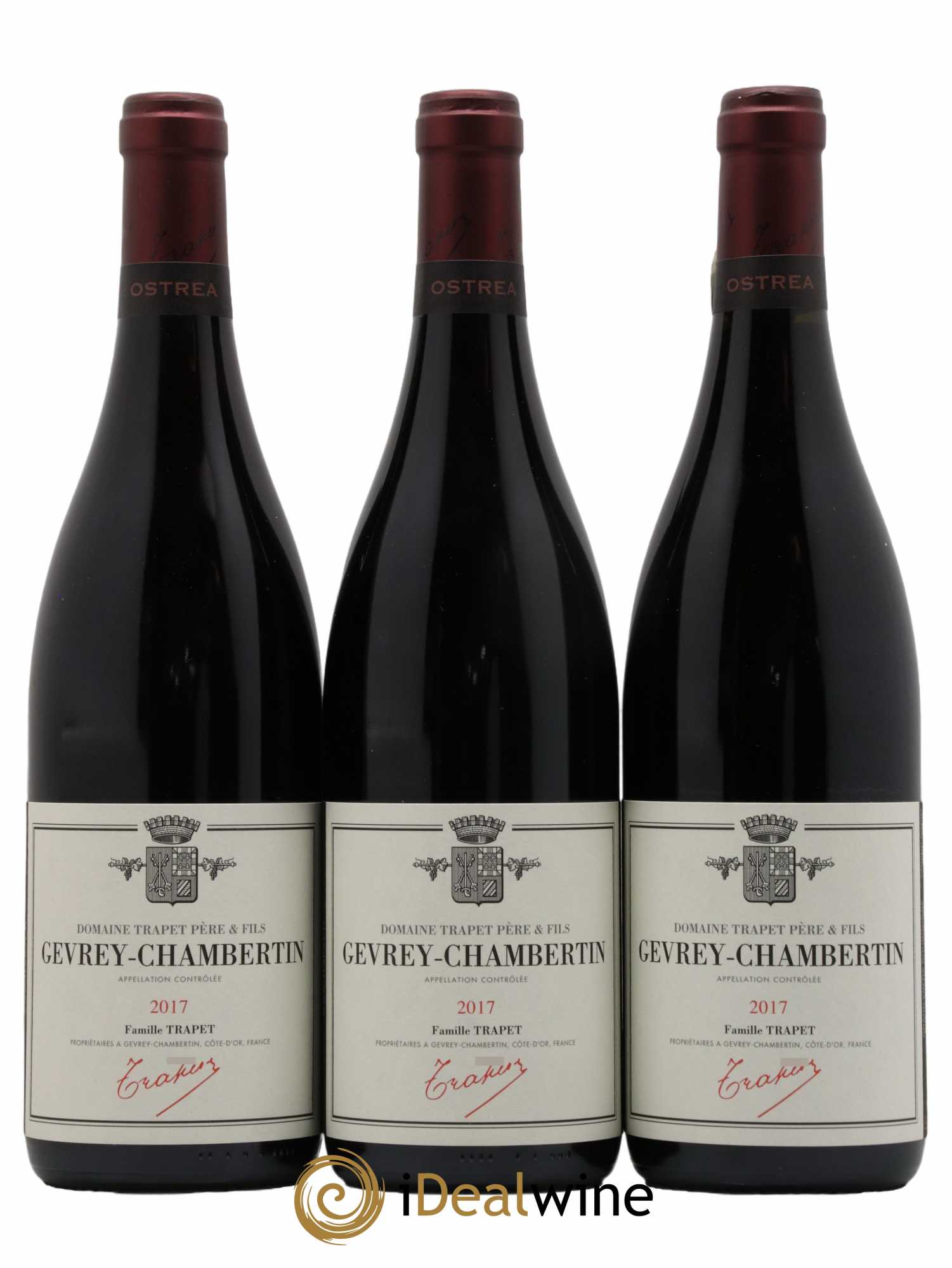 Gevrey-Chambertin Ostrea Domaine Trapet 2017 - Lot de 3 bouteilles - 0