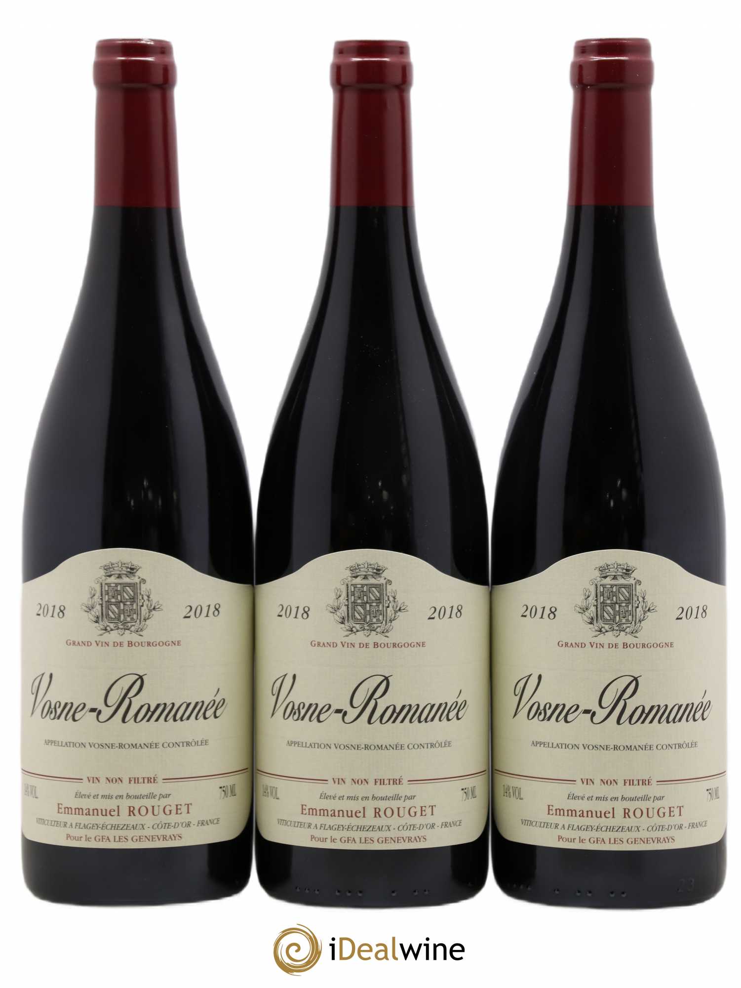 Vosne-Romanée Emmanuel Rouget 2018 - Posten von 3 Flaschen - 0