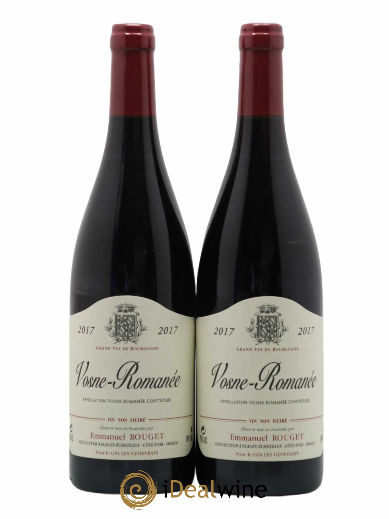 Vosne-Romanée Emmanuel Rouget 2017 - Lot of 2 bottles - 0