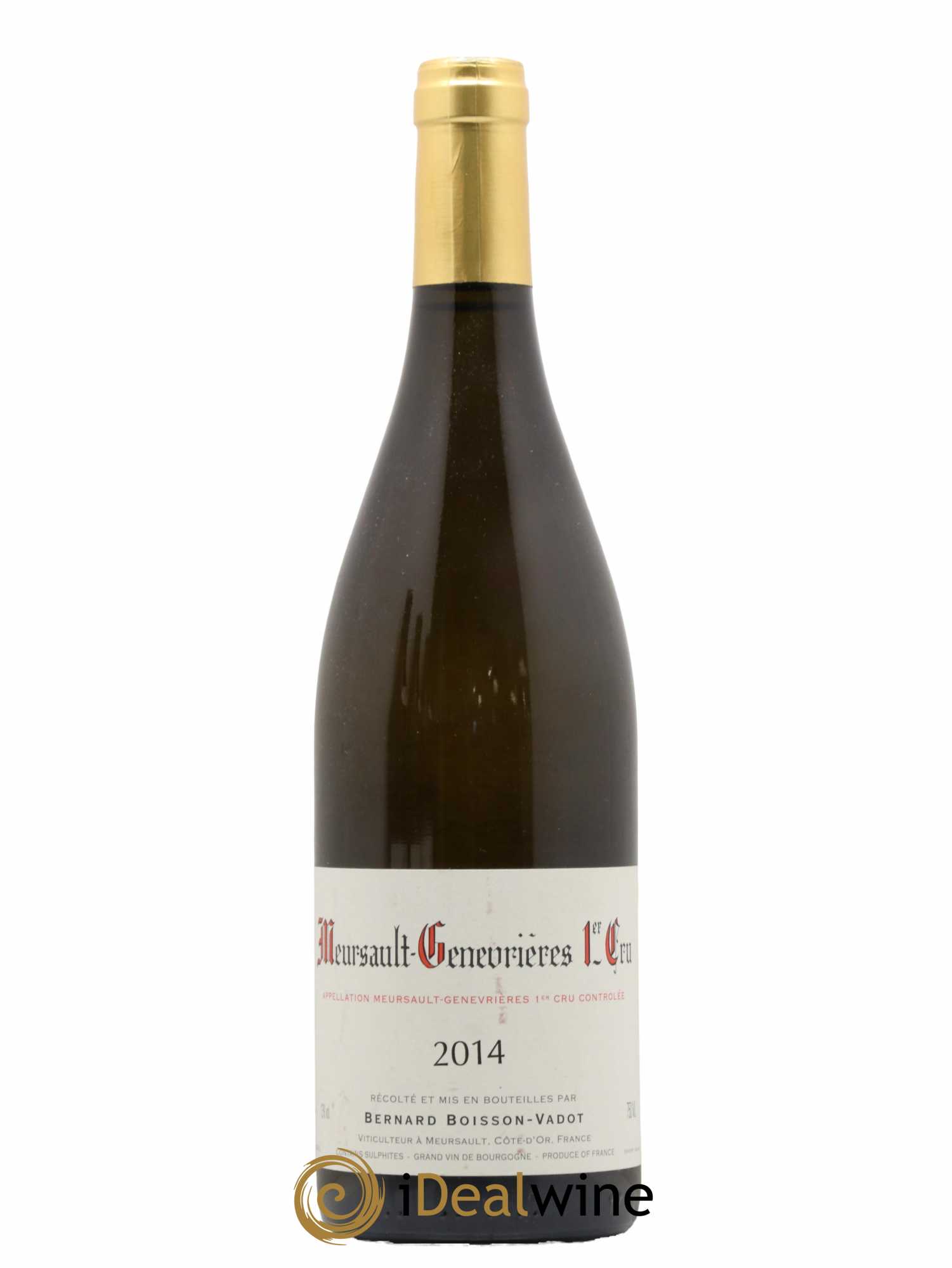 Meursault 1er Cru Genevrières Boisson-Vadot (Domaine) 2014 - Lot de 1 bouteille - 0