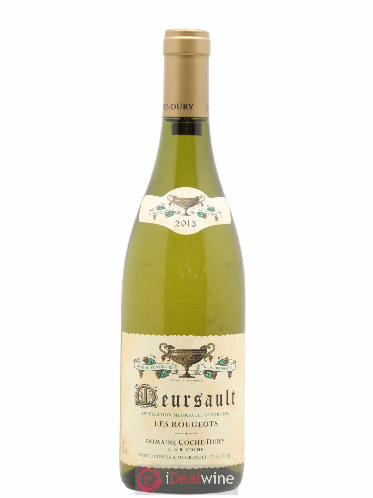 Meursault Les Rougeots Coche Dury (Domaine) 2013 - Lot de 1 bouteille - 0