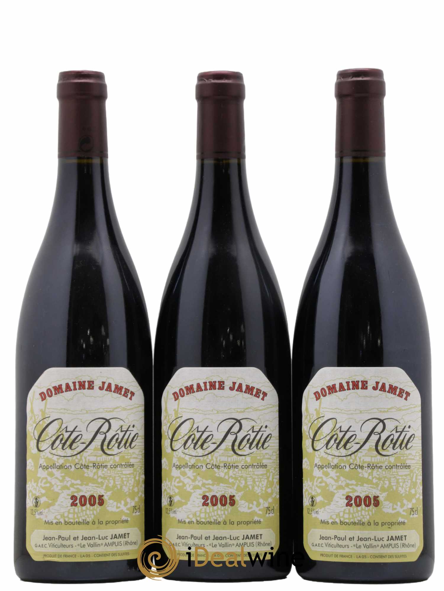 Côte-Rôtie Jamet (Domaine) 2005 - Lot de 3 bouteilles - 0