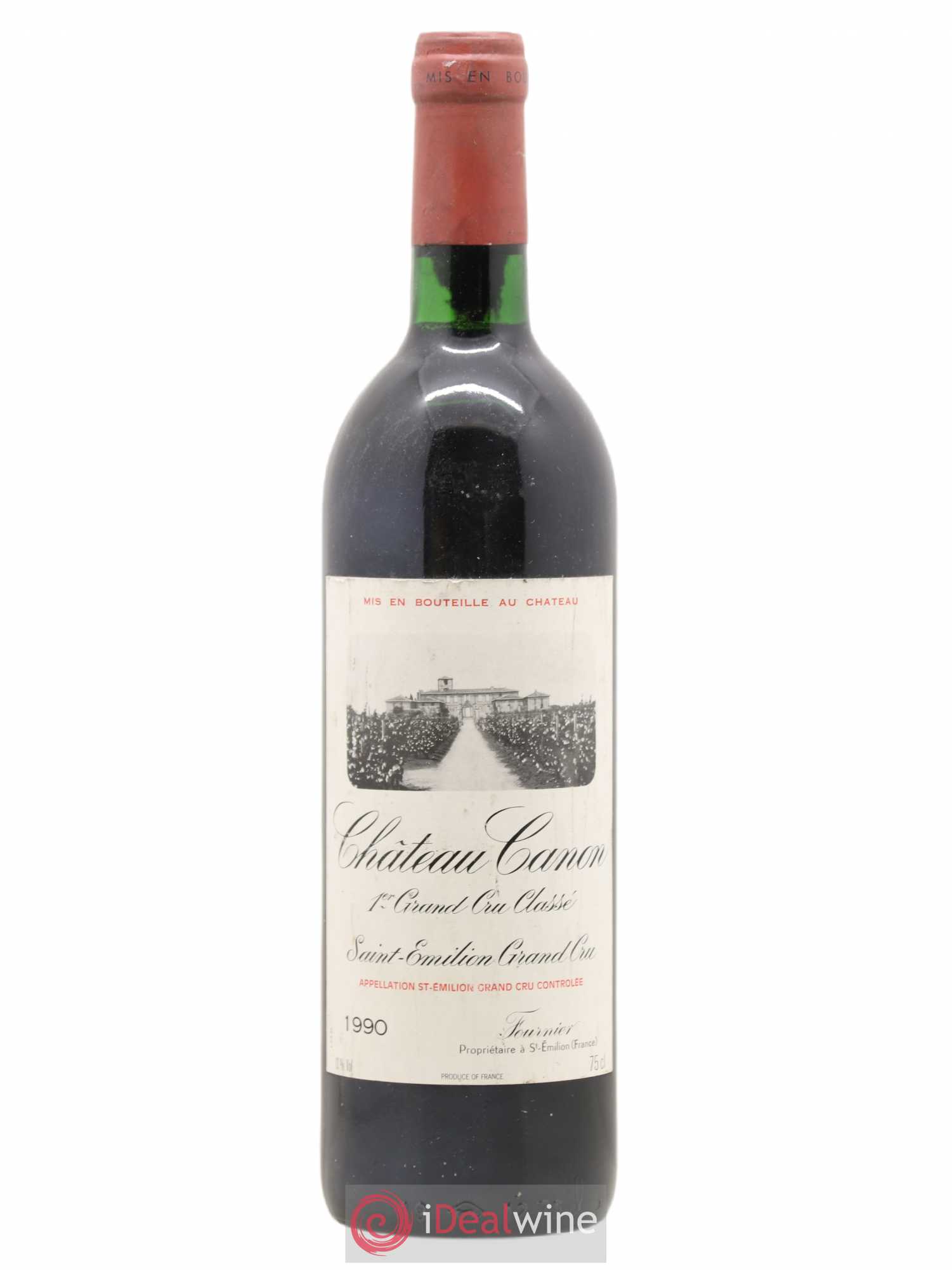 Château Canon 1er Grand Cru Classé B 1990 - Lot de 1 bouteille - 0