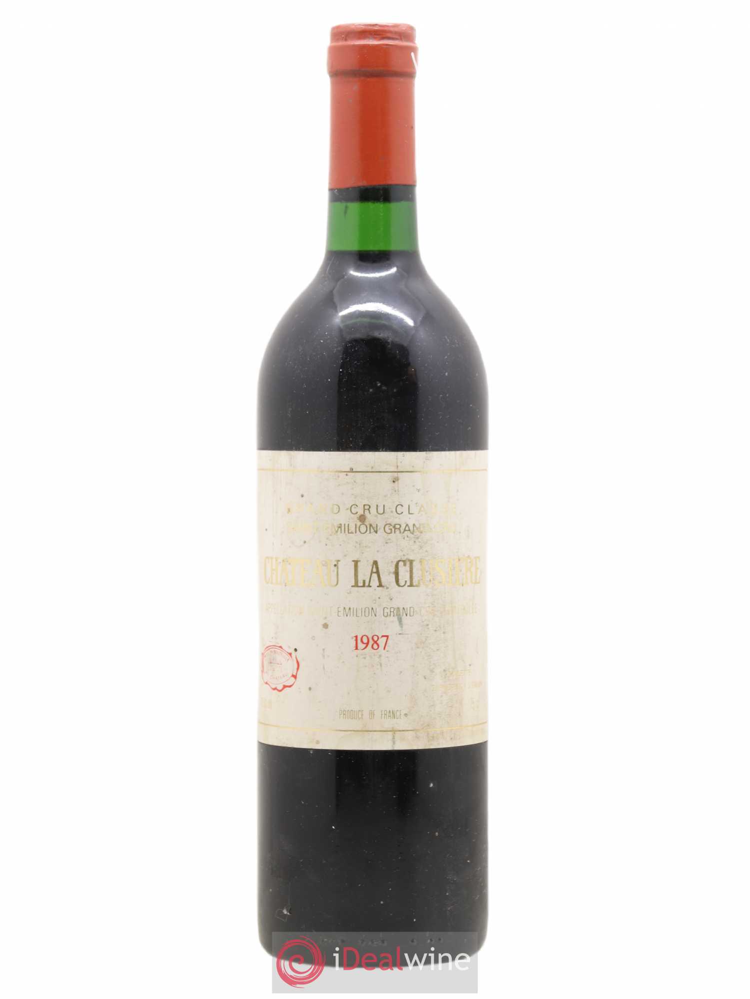 Château la Clusière 1987 - Lot de 1 bouteille - 0