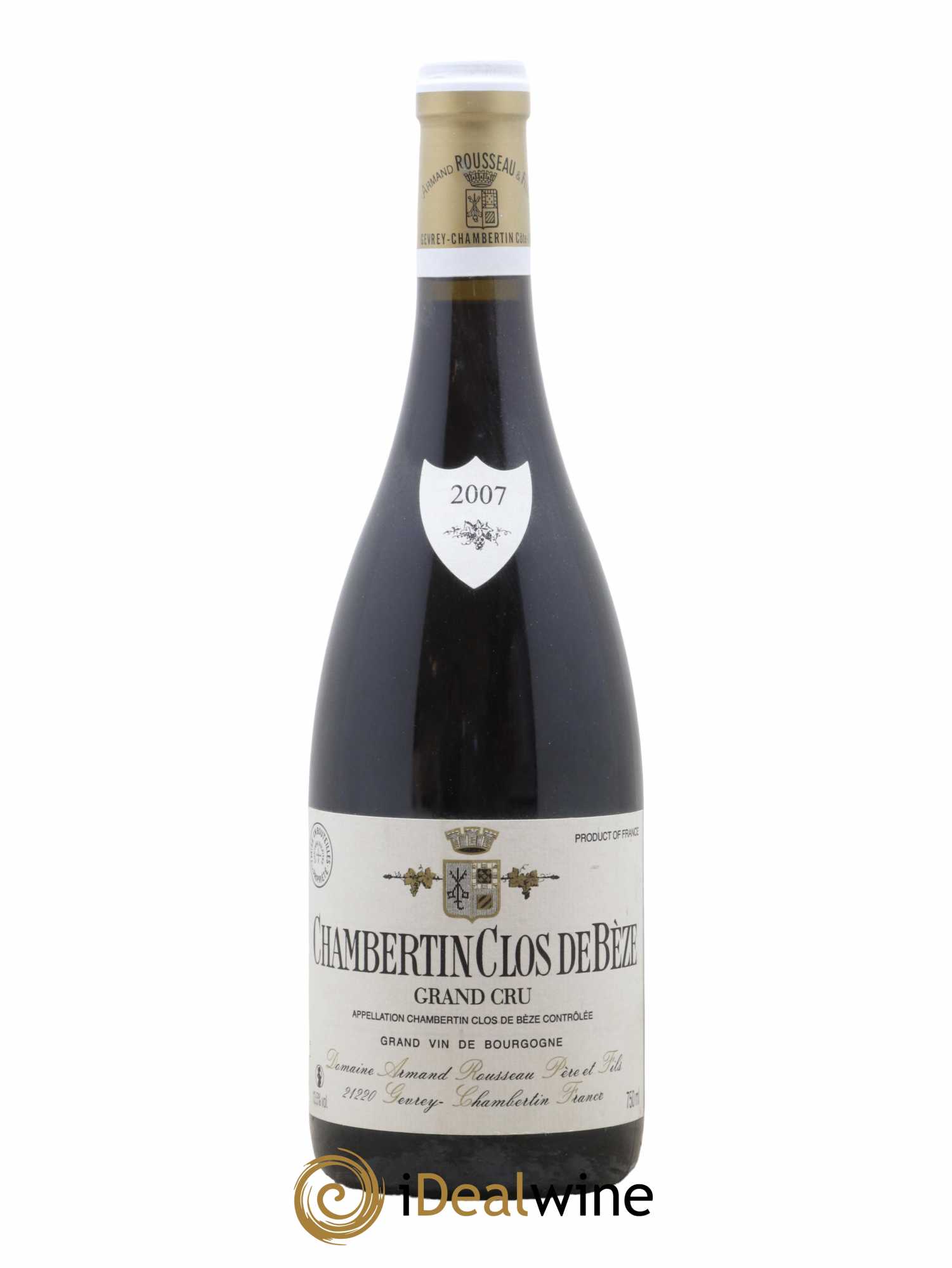 Chambertin Clos de Bèze Grand Cru Armand Rousseau (Domaine) 2007 - Lot de 1 bouteille - 0
