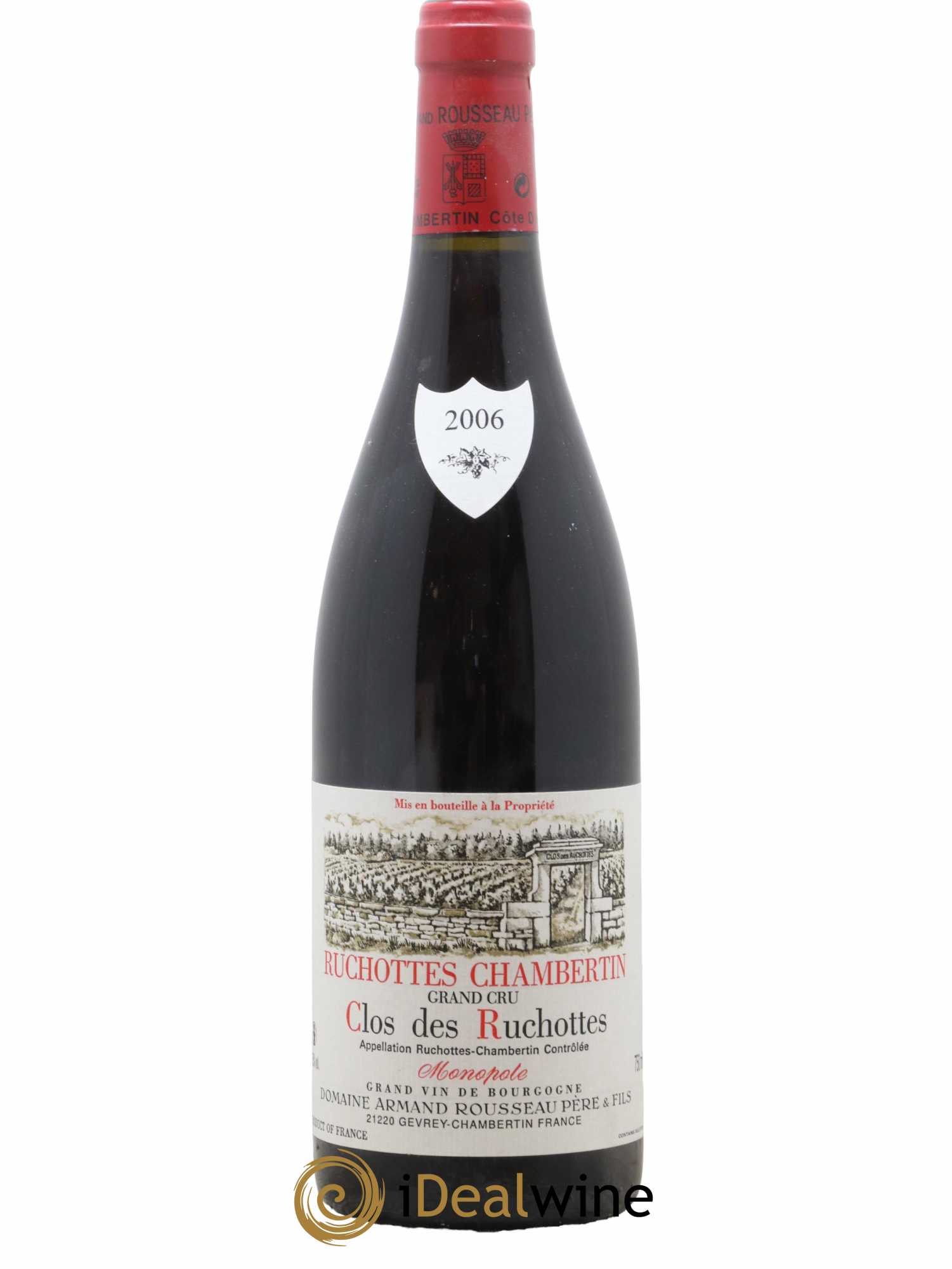 Ruchottes-Chambertin Grand Cru Clos des Ruchottes Armand Rousseau (Domaine) 2006 - Lot de 1 bouteille - 0