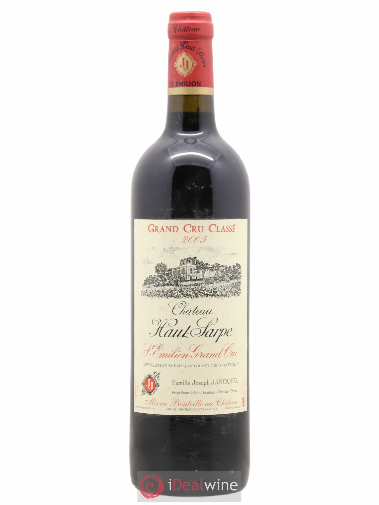 Château Haut Sarpe Grand Cru Classé 2005 - Lot de 1 bouteille - 0