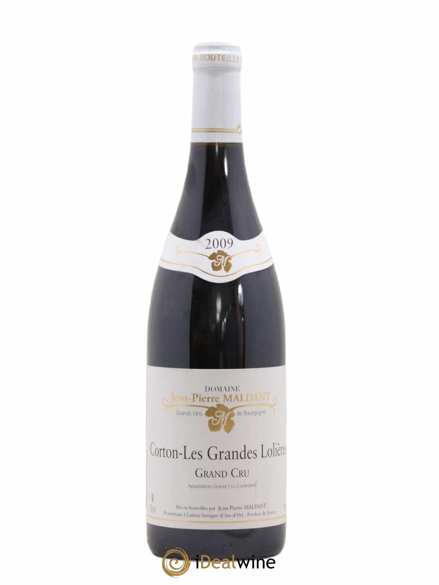 Corton Grand Cru Les grandes Lolières Jean Pierre Maldant 2009 - Posten von 1 Flasche - 0
