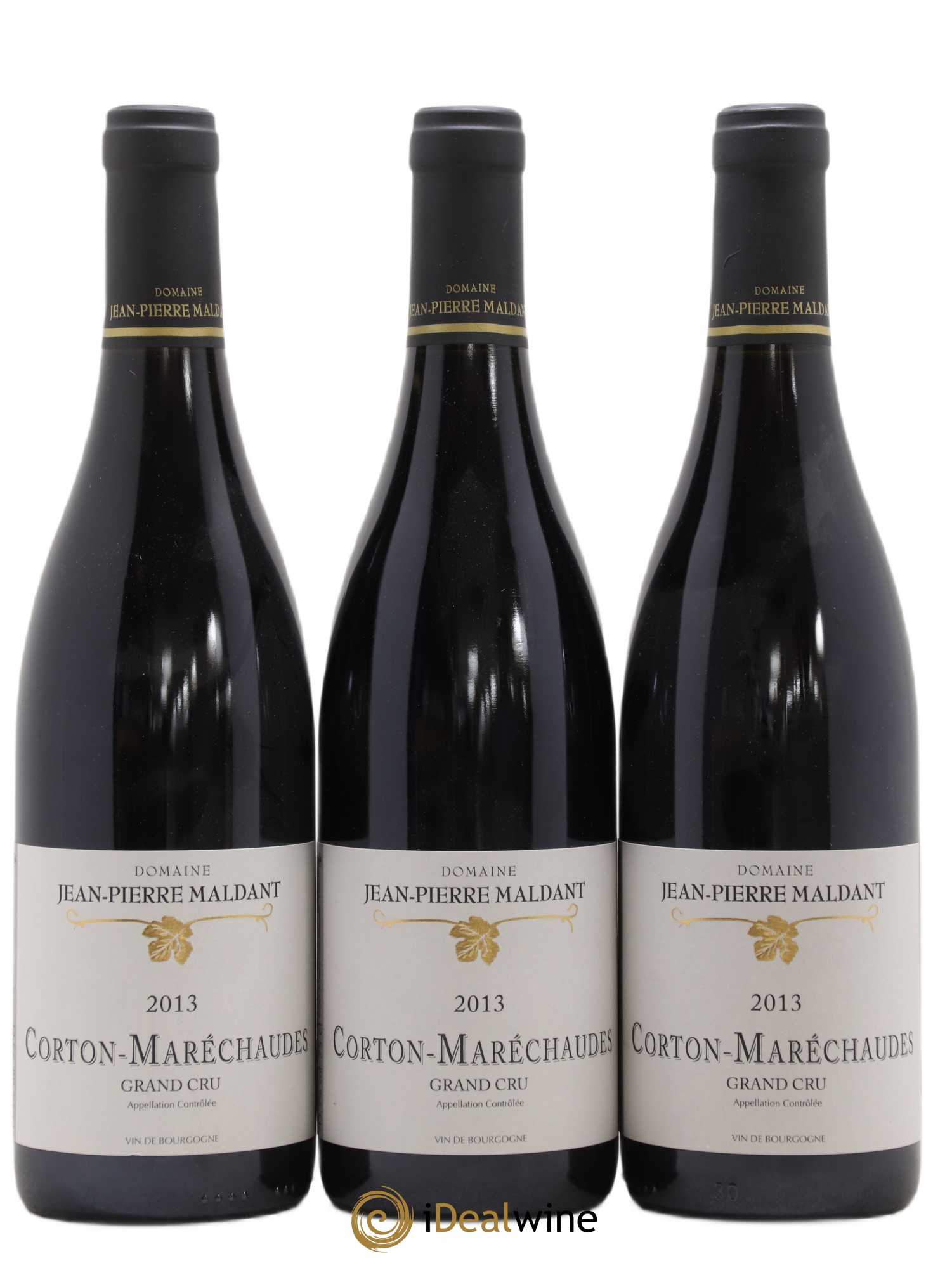 Corton Grand Cru Marechaudes Jean Pierre Maldant 2013 - Posten von 3 Flaschen - 0