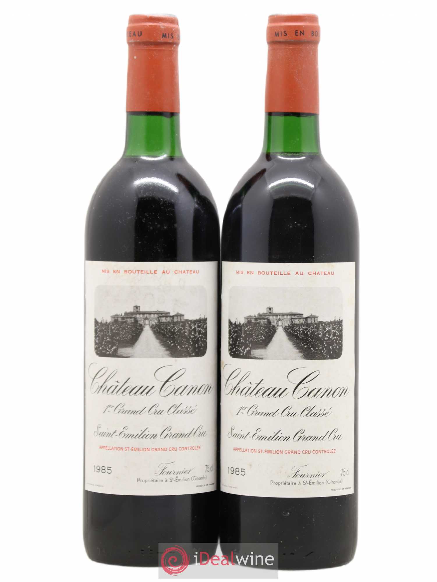 Château Canon 1er Grand Cru Classé B 1985 - Lot de 2 bouteilles - 0