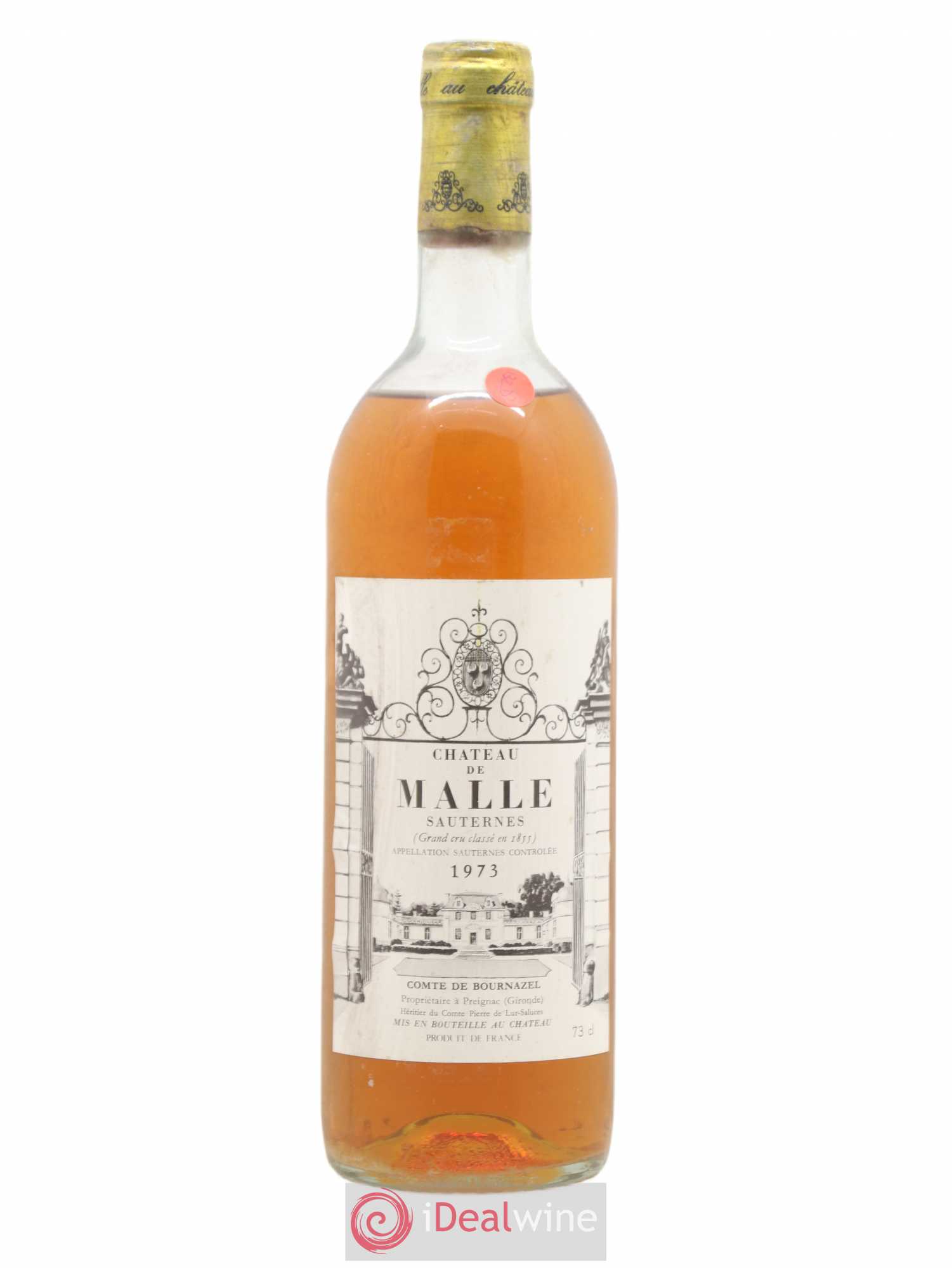 Château de Malle 2ème Grand Cru Classé 1973 - Lotto di 1 bottiglia - 0