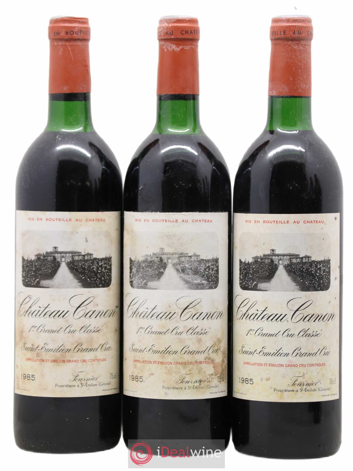 Château Canon 1er Grand Cru Classé B 1985 - Lot de 6 bouteilles - 1