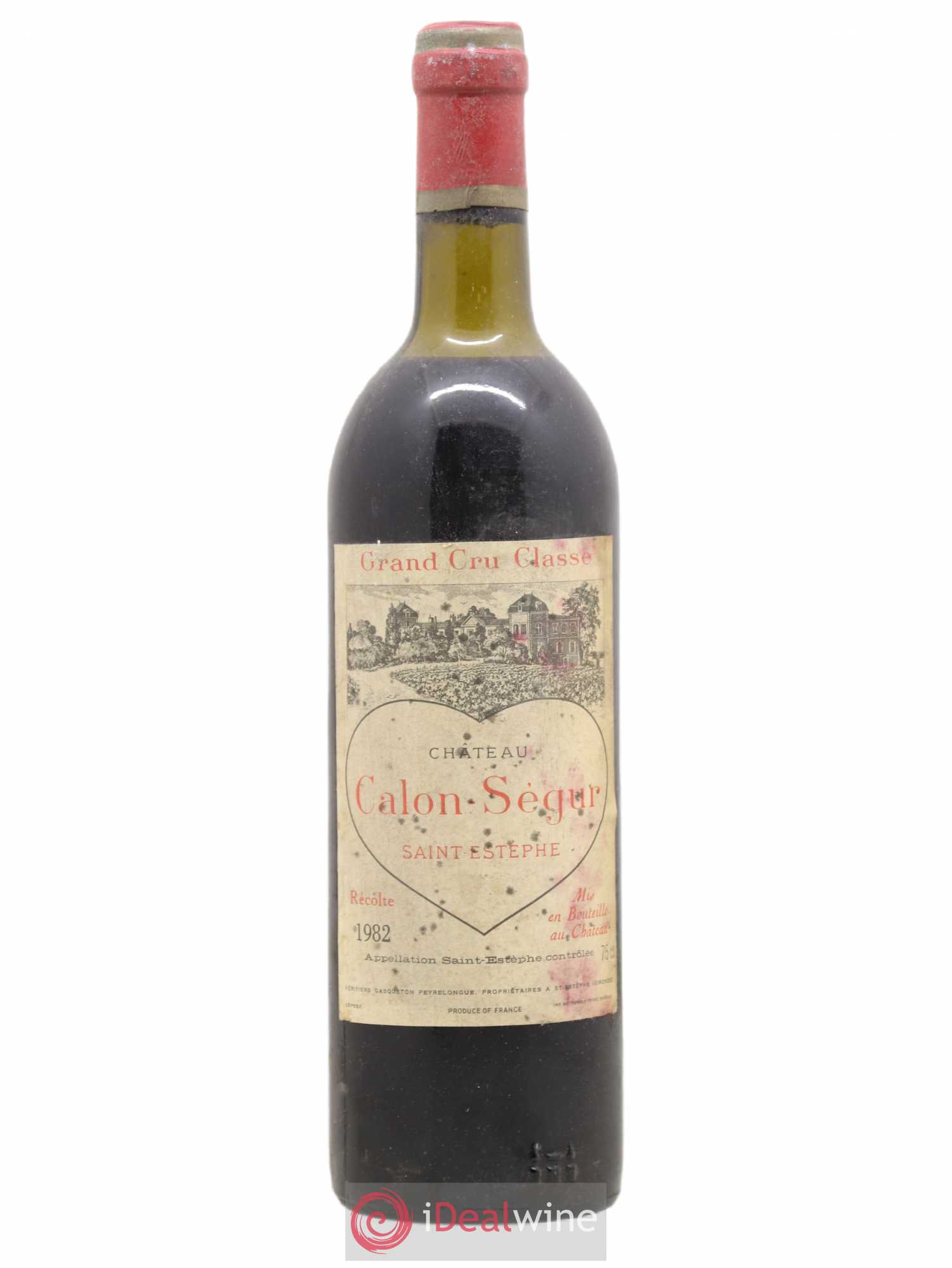Château Calon Ségur 3ème Grand Cru Classé 1982 - Lot de 1 bouteille - 0