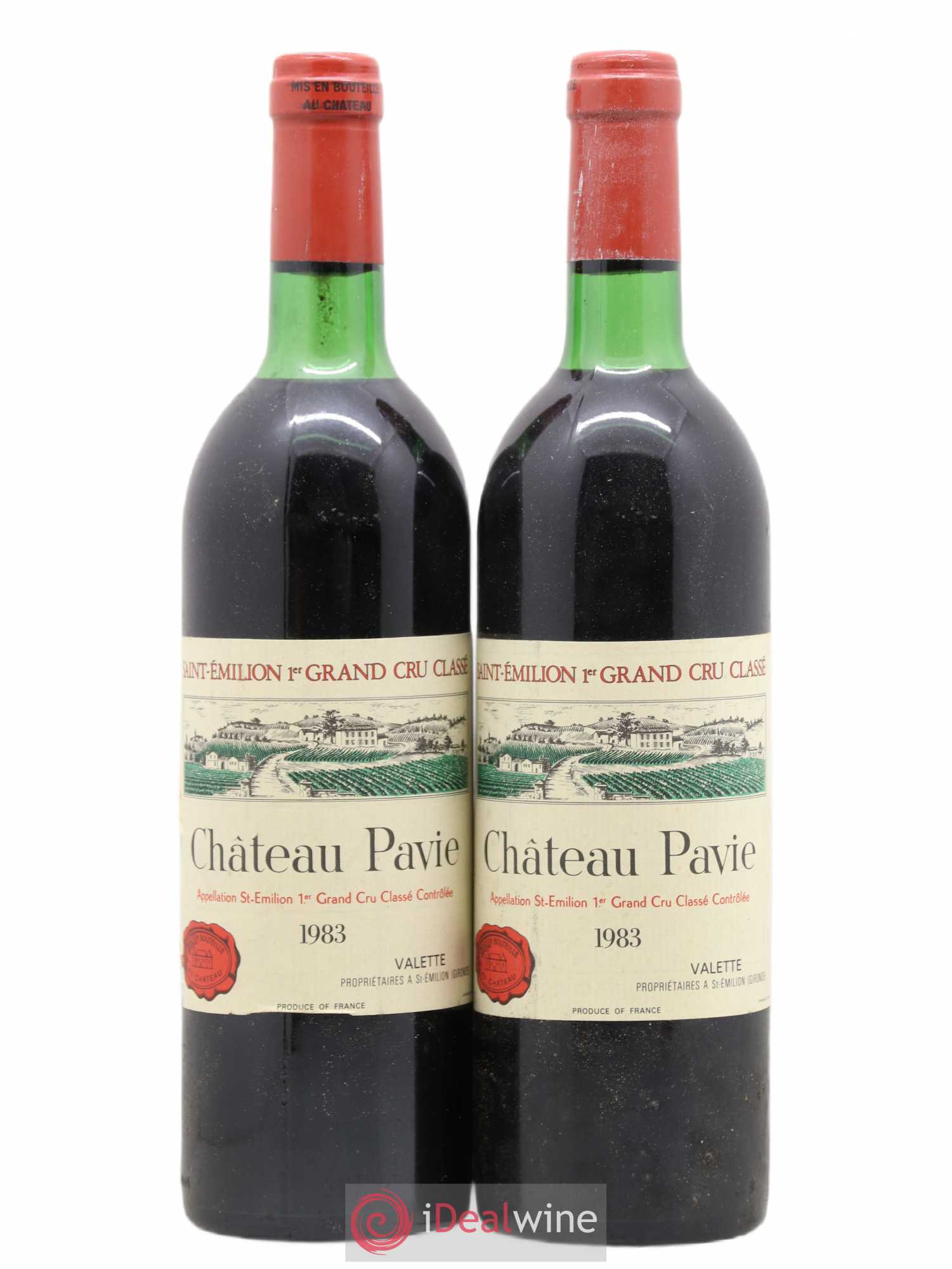 Château Pavie 1er Grand Cru Classé A 1983 - Lot de 2 bouteilles - 0