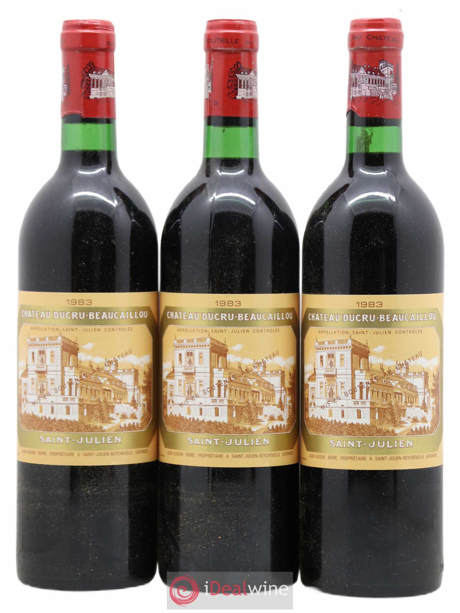 Château Ducru Beaucaillou 2ème Grand Cru Classé 1983 - Lot de 3 bouteilles - 0