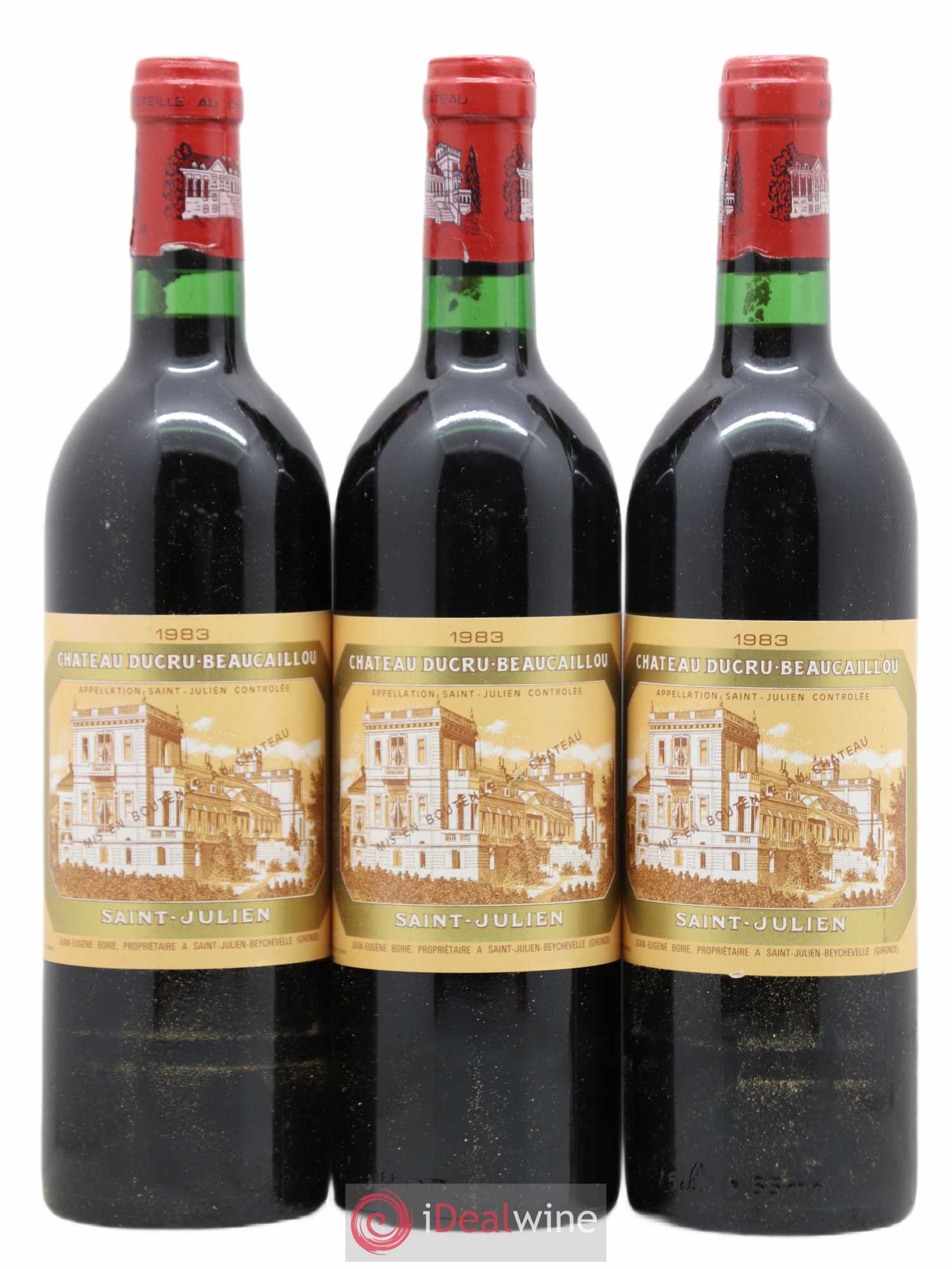 Château Ducru Beaucaillou 2ème Grand Cru Classé 1983 - Lot de 3 bouteilles - 0