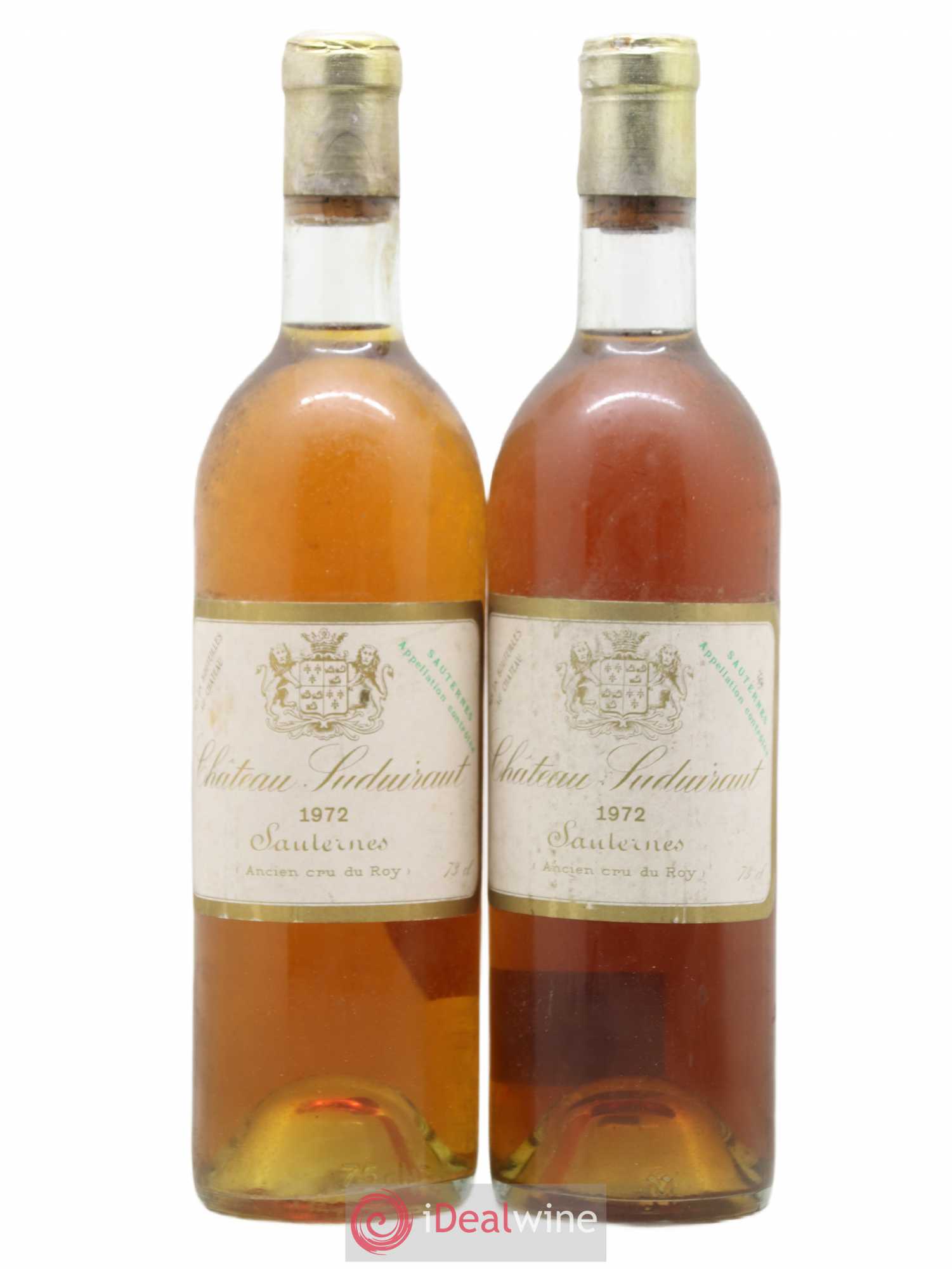 Château Suduiraut 1er Grand Cru Classé 1972 - Lotto di 2 bottiglie - 0