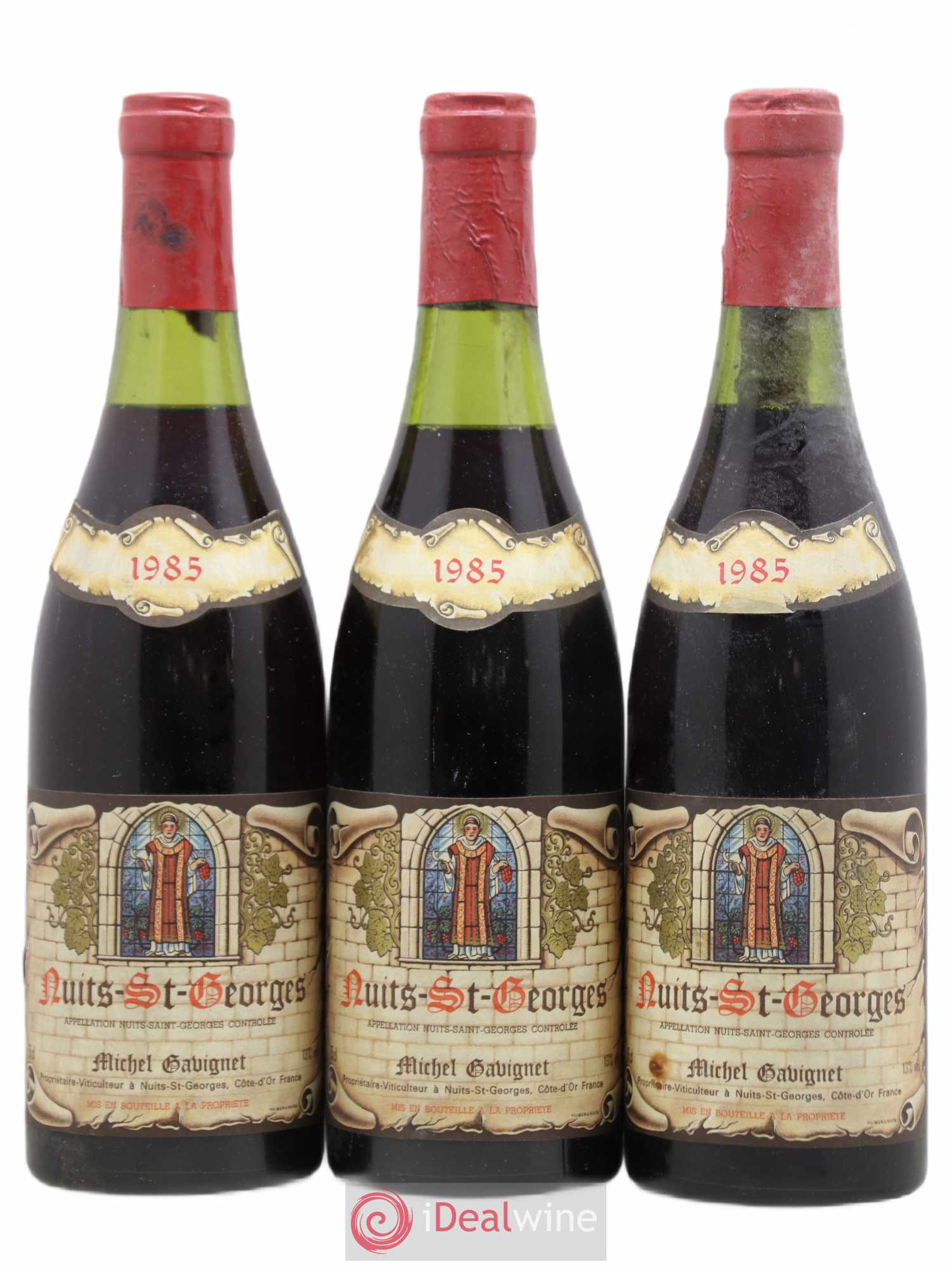 Nuits-Saint-Georges Michel Gavignet 1985 - Lot de 3 bouteilles - 0