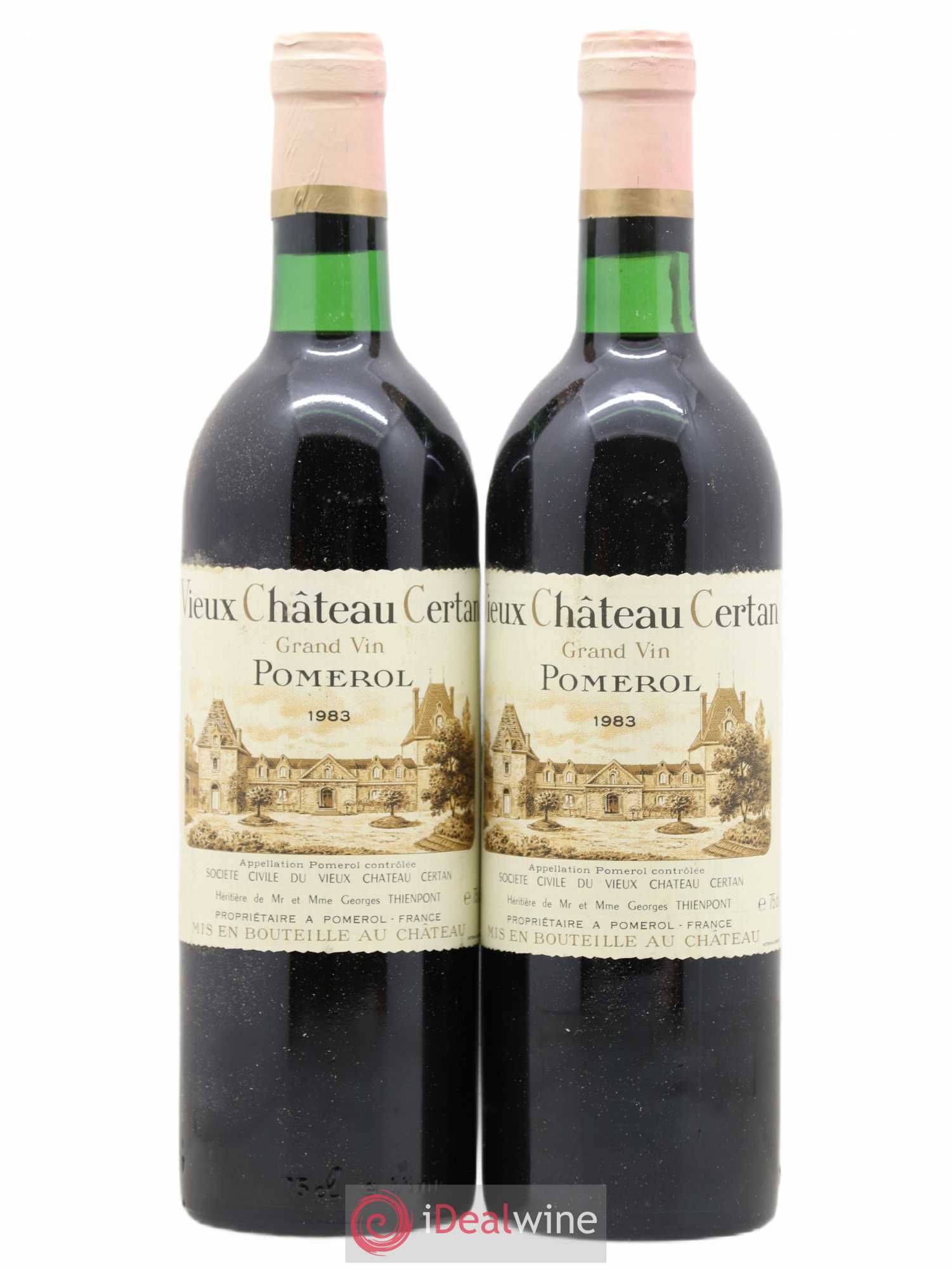 Vieux Château Certan 1983 - Lot de 2 bouteilles - 0