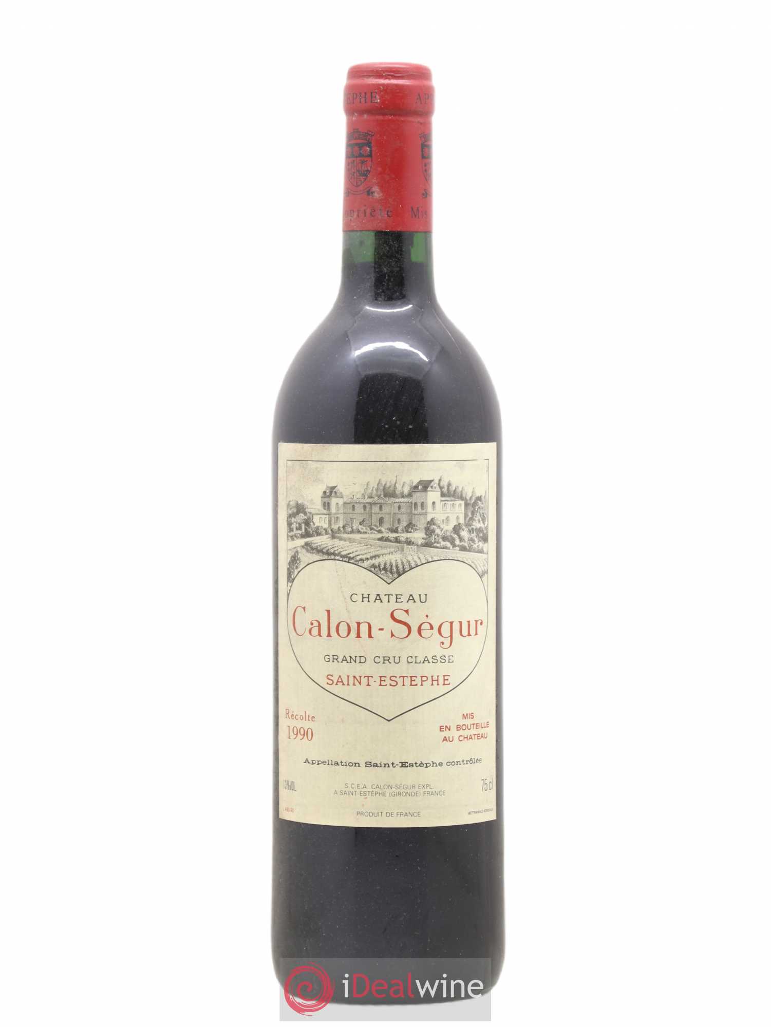Château Calon Ségur 3ème Grand Cru Classé 1990 - Lot de 1 bouteille - 0
