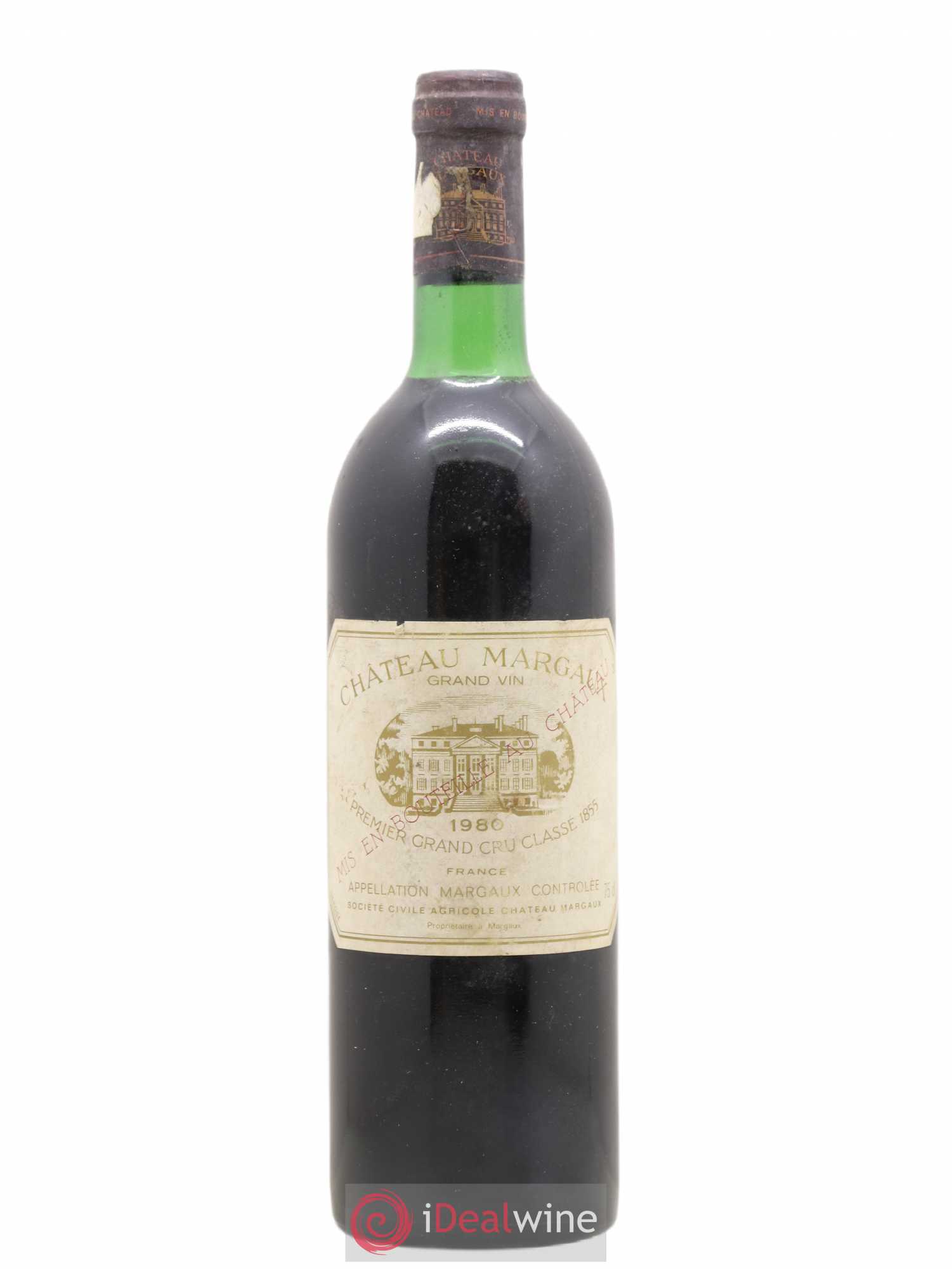 Château Margaux 1er Grand Cru Classé 1980 - Lot de 1 bouteille - 0
