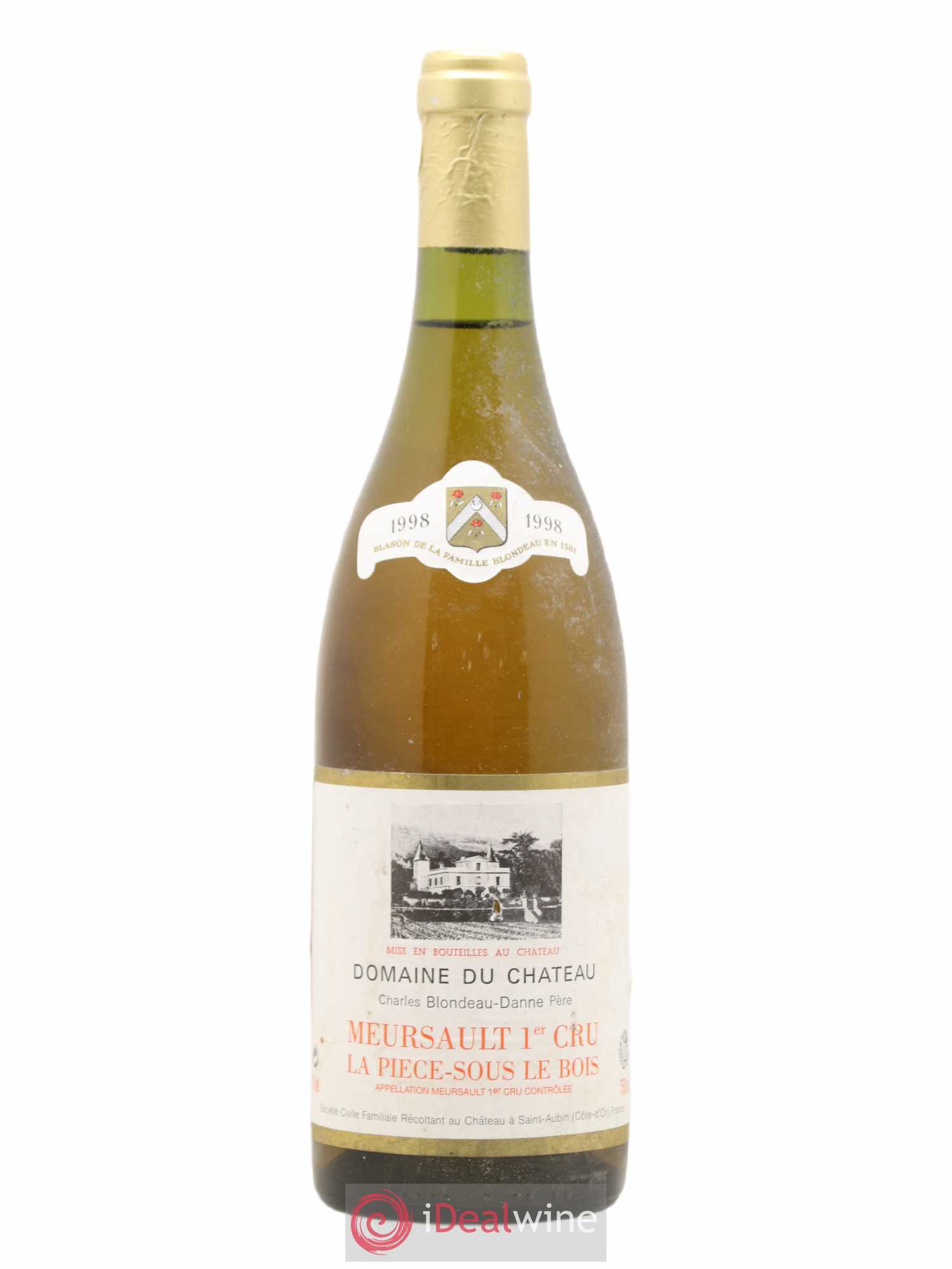 Meursault 1er Cru La Piece Sous Le Bois Charles Blondeau Danne 1998 - Posten von 1 Flasche - 0