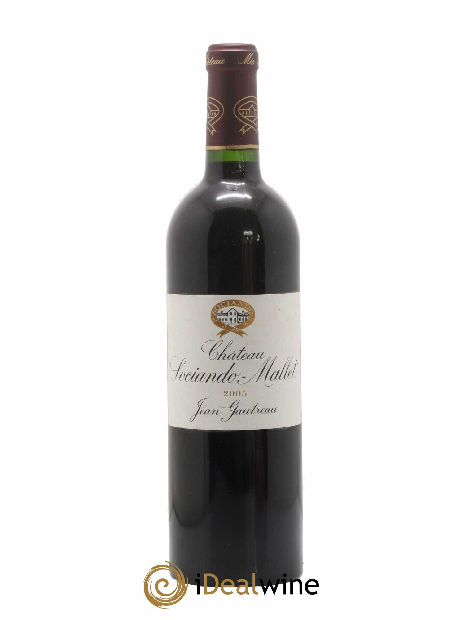 Château Sociando Mallet 2005 - Lot de 1 bouteille - 0