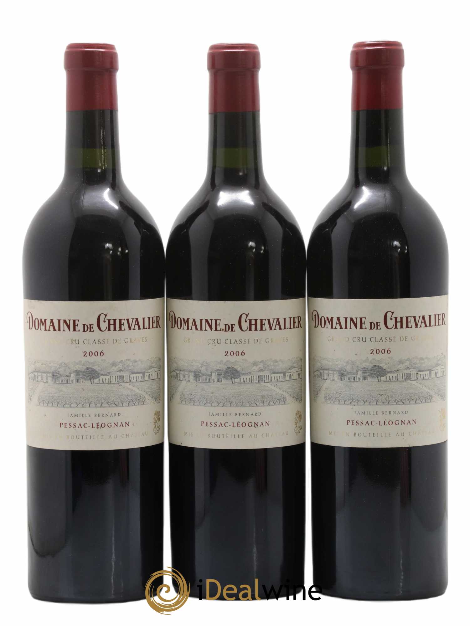 Domaine de Chevalier Cru Classé de Graves (sans prix de réserve) 2006 - Lot de 3 bouteilles - 0