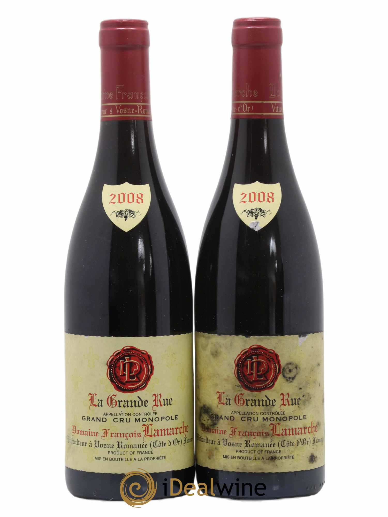 La Grande Rue Grand Cru Lamarche (Domaine) 2008 - Lot de 2 bouteilles - 0