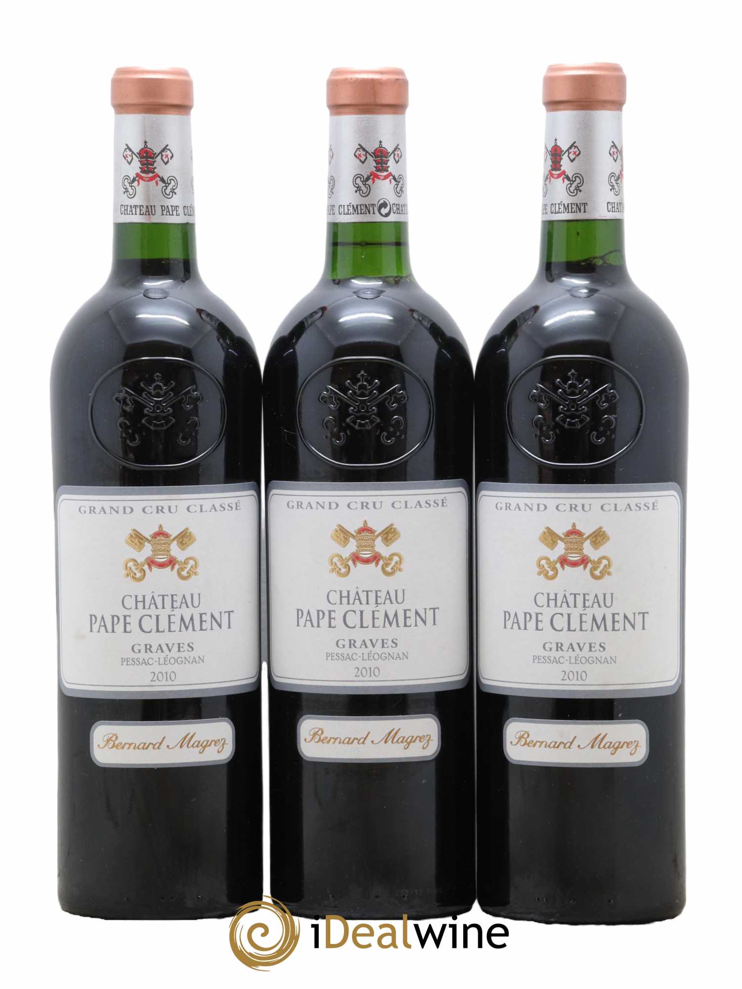Château Pape Clément Cru Classé de Graves 2010 - Lot de 3 bouteilles - 0