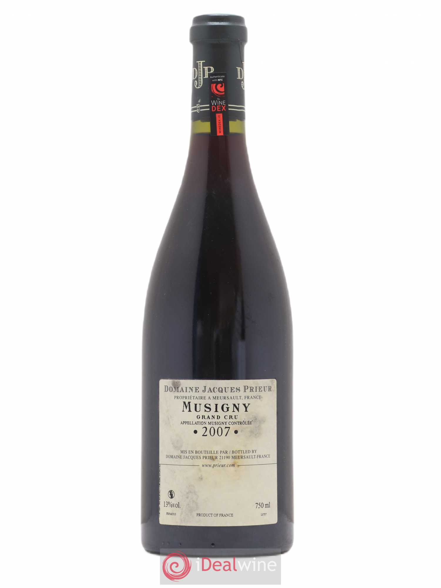 Musigny Grand Cru Jacques Prieur (Domaine) 2007 - Lot de 1 bouteille - 1
