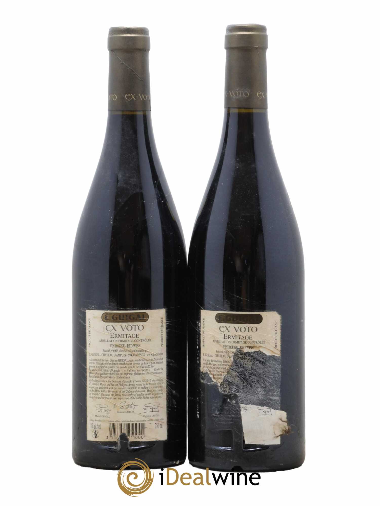 Ermitage Ex Voto Guigal 2005 - Lot de 2 bouteilles - 1