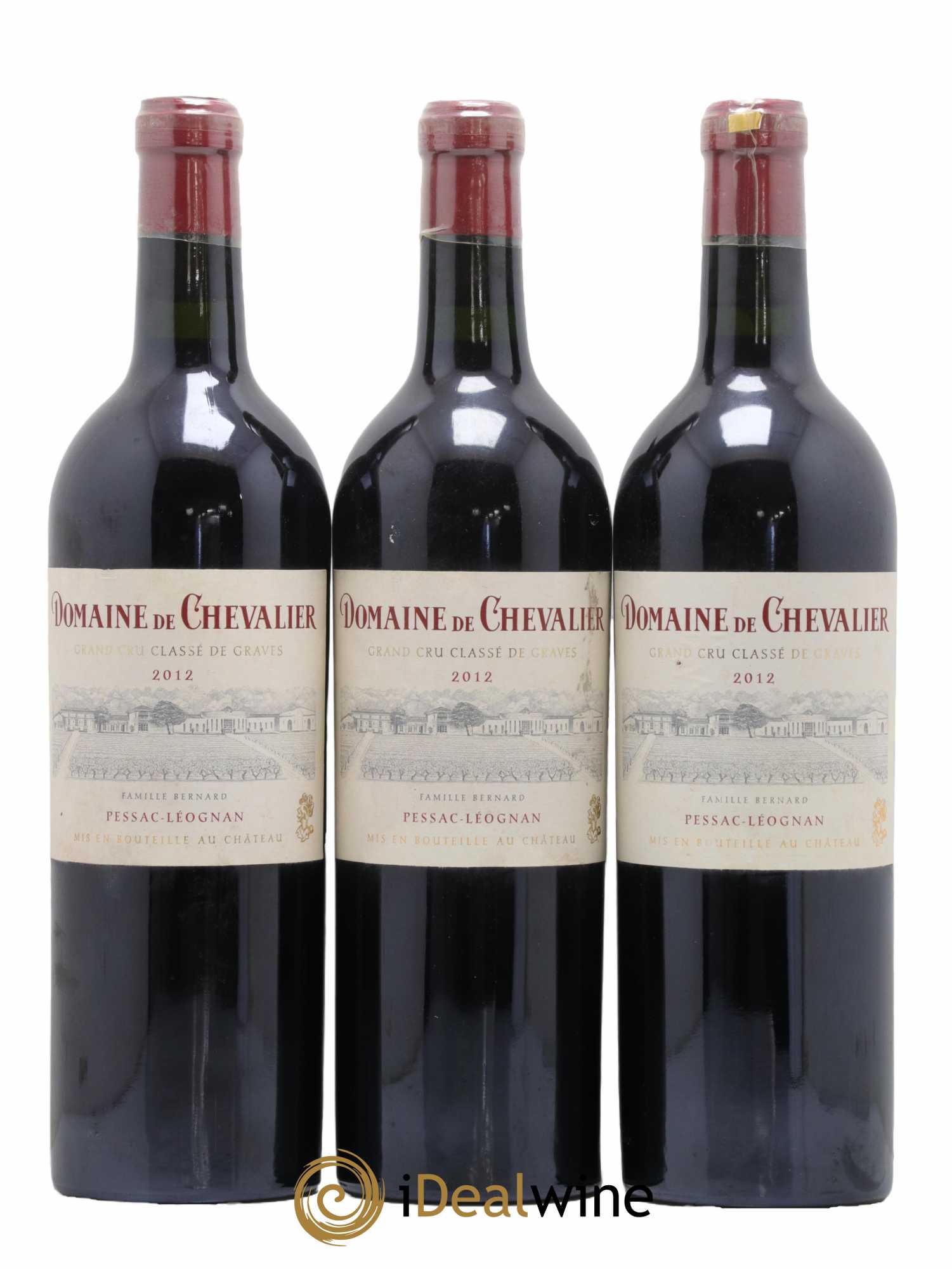 Domaine de Chevalier Cru Classé de Graves 2012 - Lot de 3 bouteilles - 0