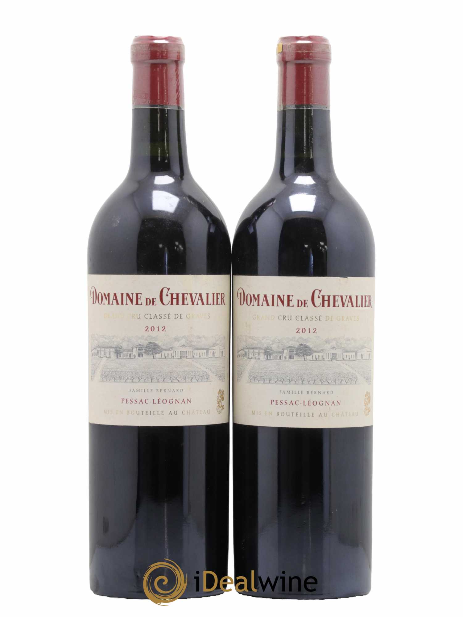 Domaine de Chevalier Cru Classé de Graves 2012 - Lot de 2 bouteilles - 0