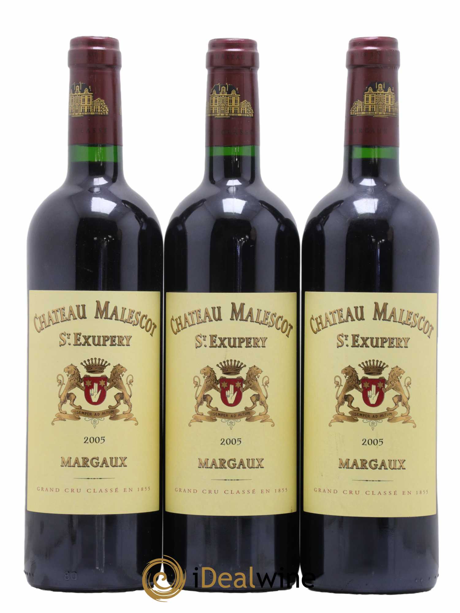 Château Malescot Saint-Exupéry 3ème Grand Cru Classé 2005 - Lot de 3 bouteilles - 0