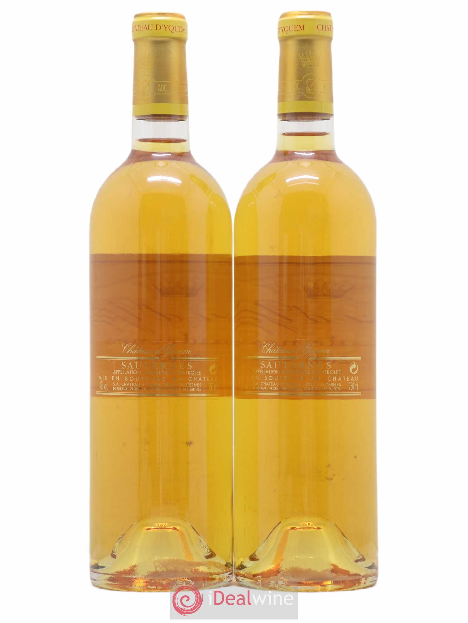 Château d' Yquem 1er Cru Classé Supérieur 2003 - Lotto di 2 bottiglie - 1